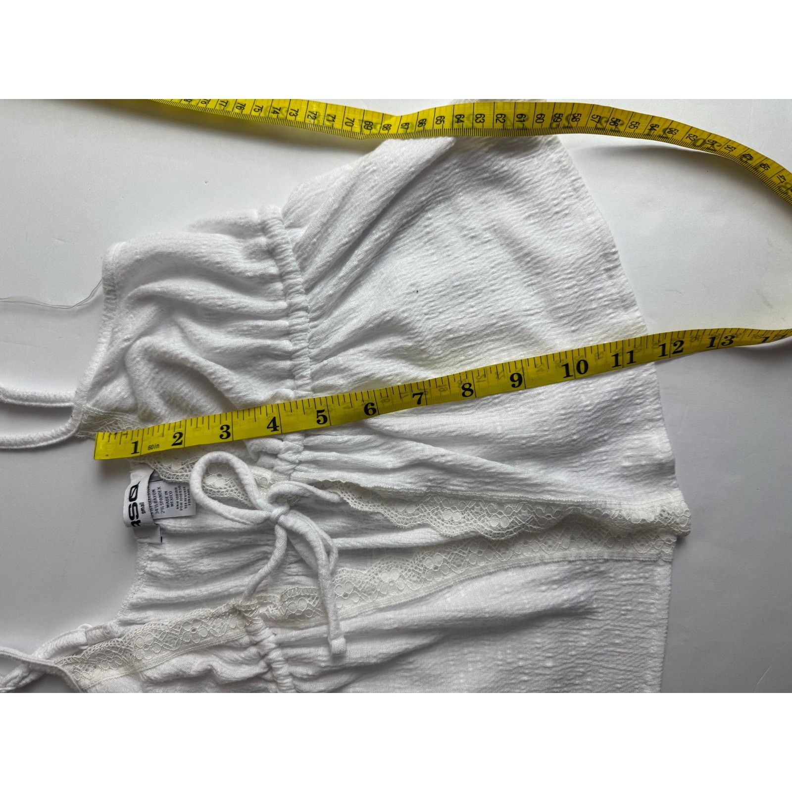 Rsq RSQ Womens white top , sleeveless size small made in Mexico Size S / US 4 / IT 40 - 5 Thumbnail