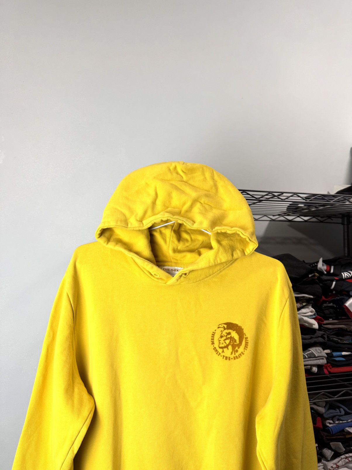 Diesel Diesel Vintage Hoodie Acid Yellow Hype Size US L / EU 52-54 / 3 - 2 Thumbnail