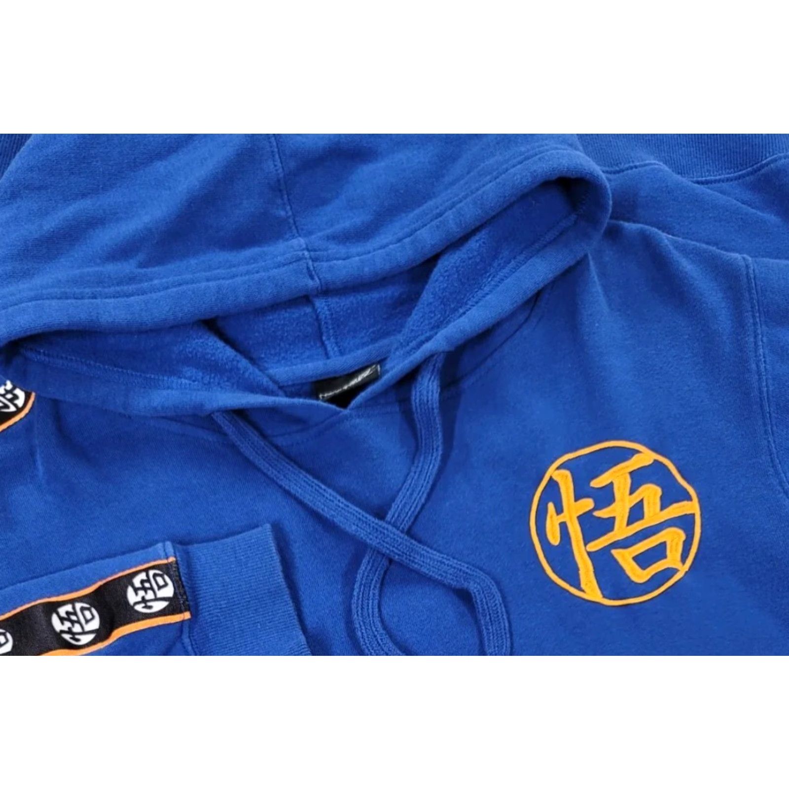 Vintage Dragon Ball Z Hoodie Mens Large Blue Embroidered Goku Logo Anime Sweatshirt Pullover Hooded Pocket CGI? Size US L / EU 52-54 / 3 - 2 Thumbnail