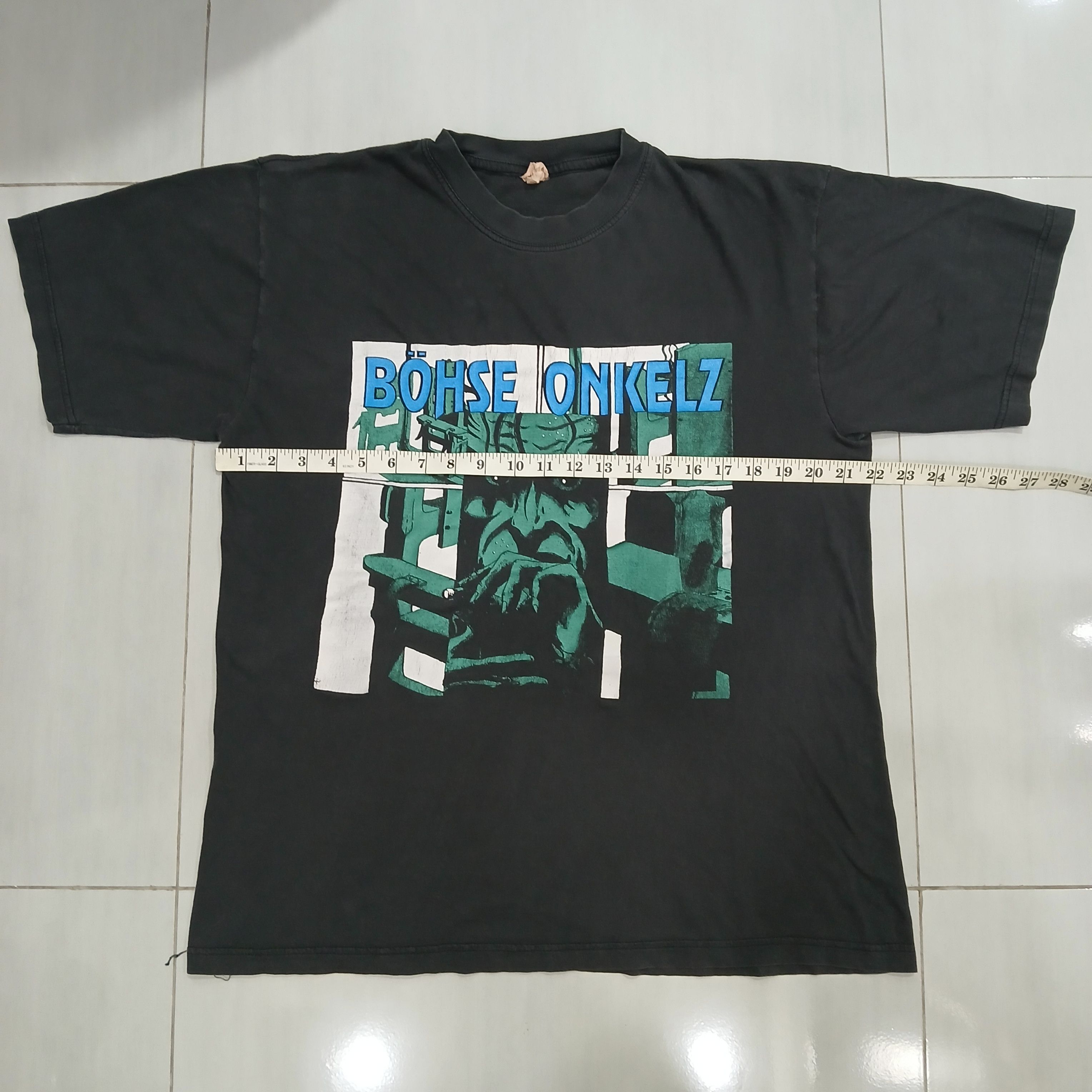 Vintage BÖHSE ONKELZ Band Vintage Europe Tee 90's Size US XL / EU 56 / 4 - 8 Thumbnail