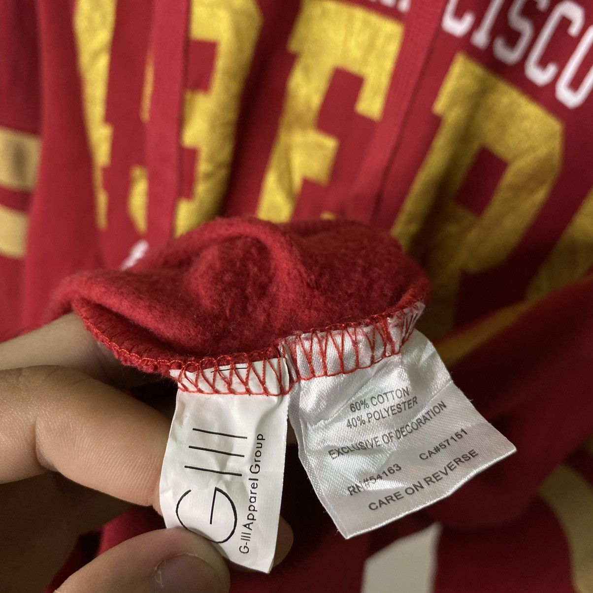NFL × Vintage Vintage Y2K San Francisco 49 Ers NFL Pullover Hoodie Size US M / EU 48-50 / 2 - 4 Thumbnail
