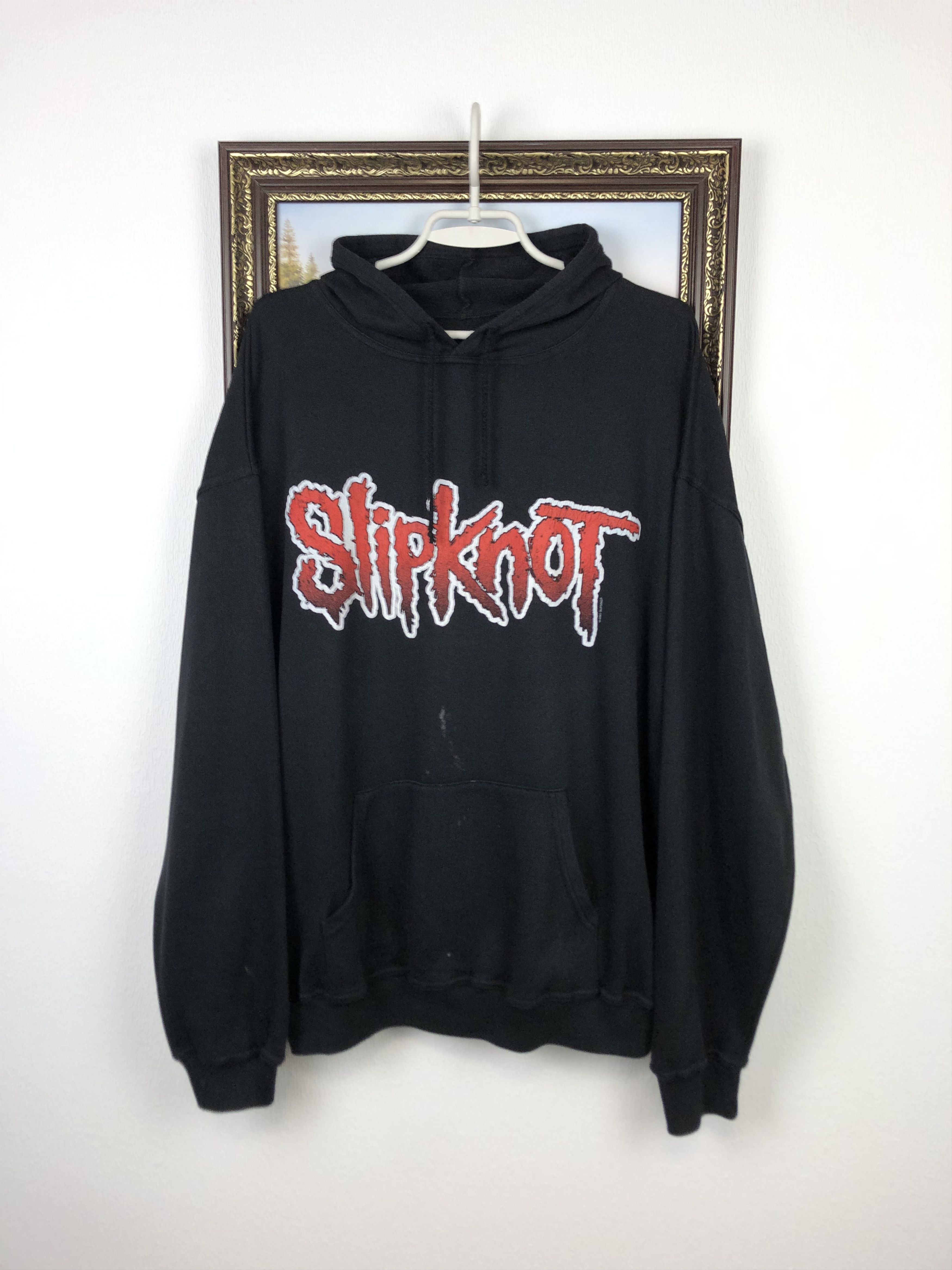 Vintage Vintage Slipknot Iowa Over Print Hoodie Black Jacket Band Size US XL / EU 56 / 4 - 4 Thumbnail
