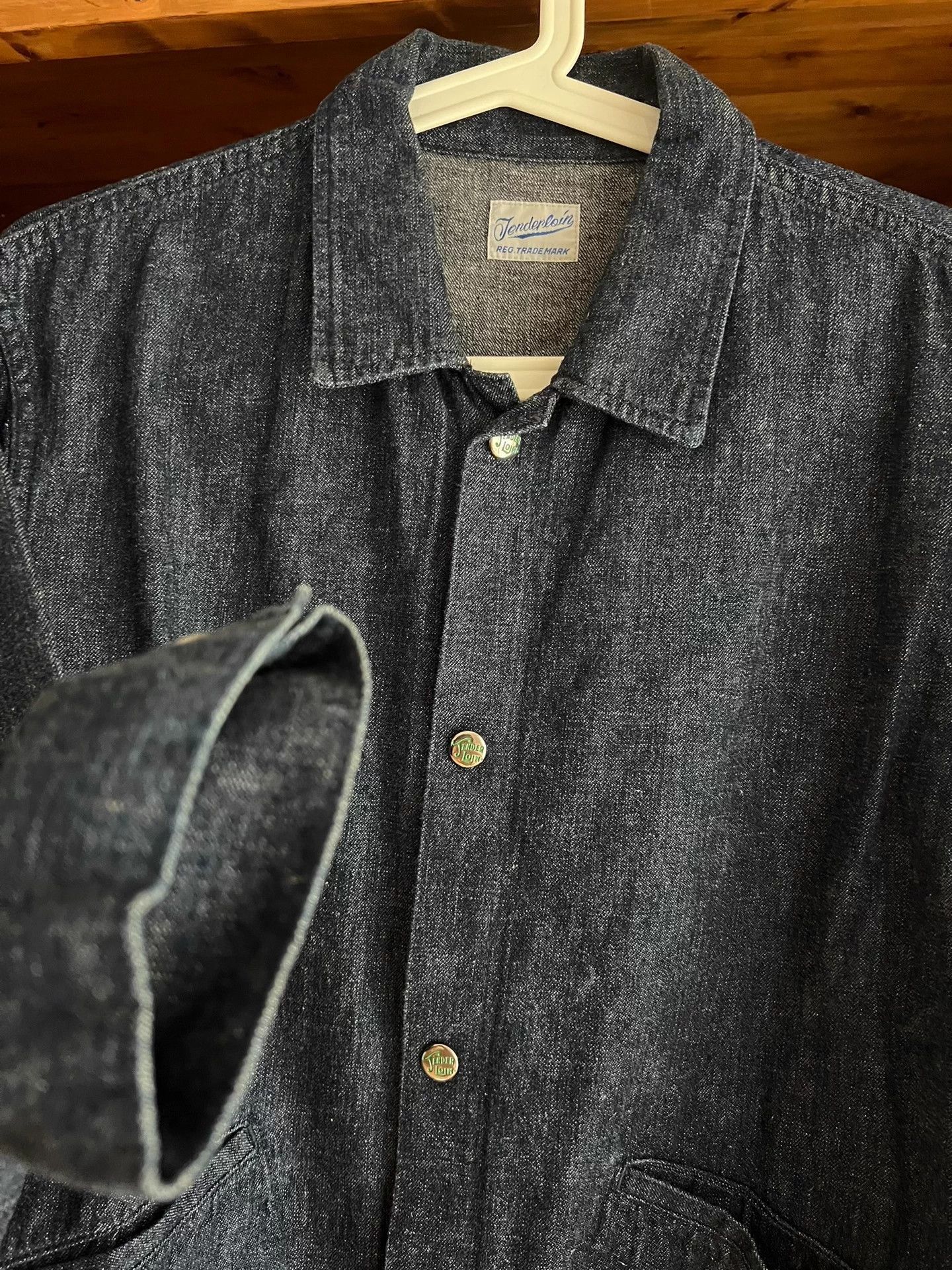 Tenderloin Tenderlion Vintage Limited Indigo Selvedge Denim Jacket Size US S / EU 44-46 / 1 - 4 Thumbnail