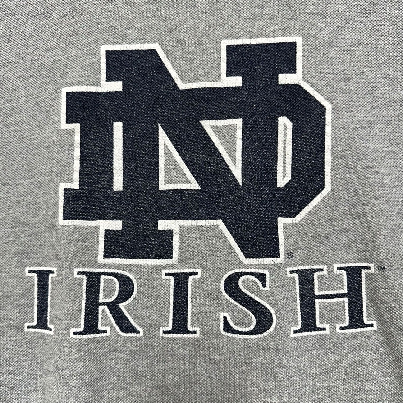 Vintage Vintage Notre Dame Sweatshirt Large Gray Crew Neck Fighting Irish Football Mens Size US L / EU 52-54 / 3 - 3 Thumbnail