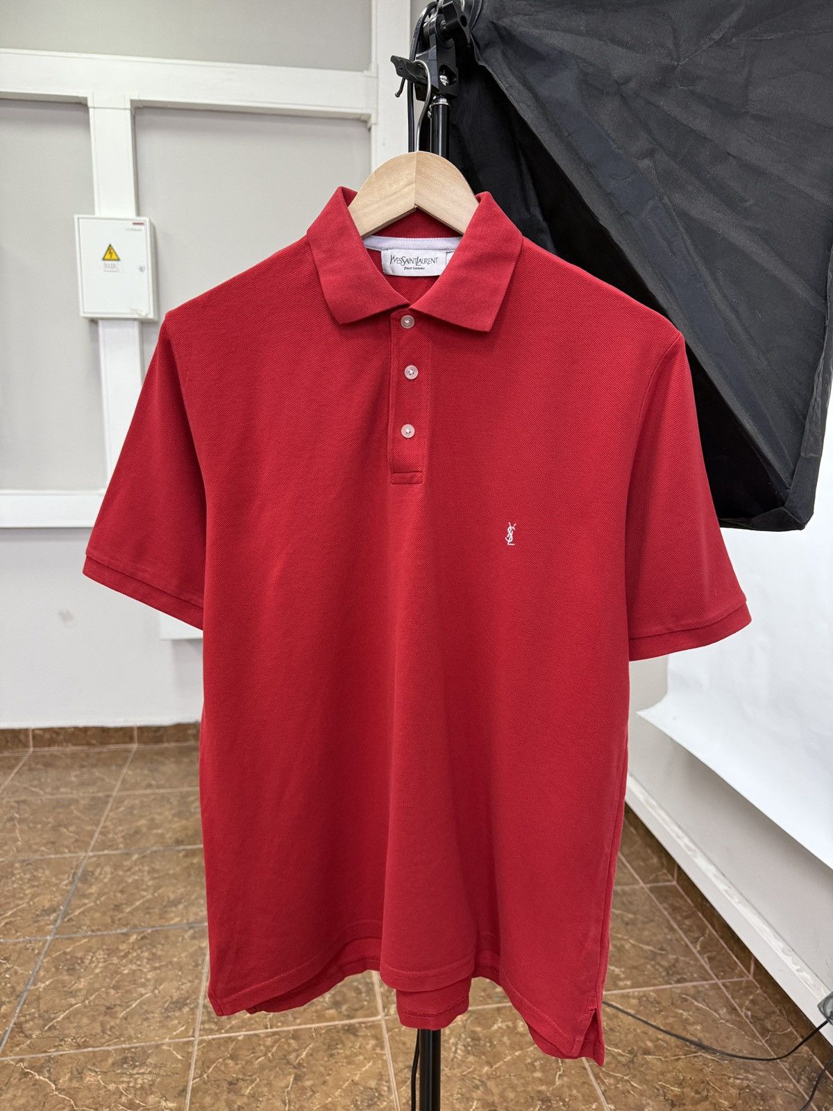 Vintage 90s YSL Yves Saint Laurent Pour Homme Polo T-Shirt