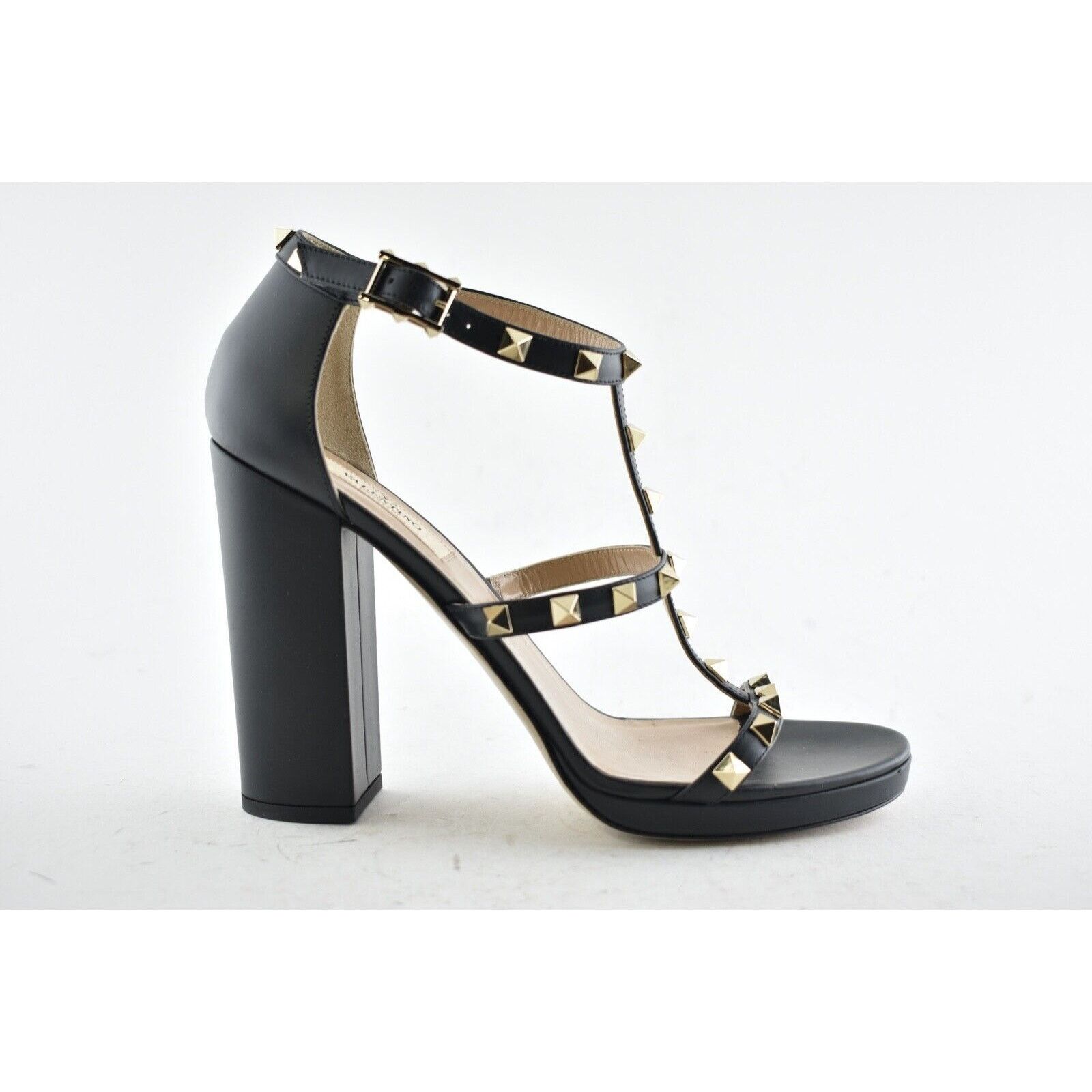 Valentino Rockstud City 110 Strap Platform Sandal Block Heel Pump 41.5 Size US 11.5 / IT 41.5 - 2 Thumbnail