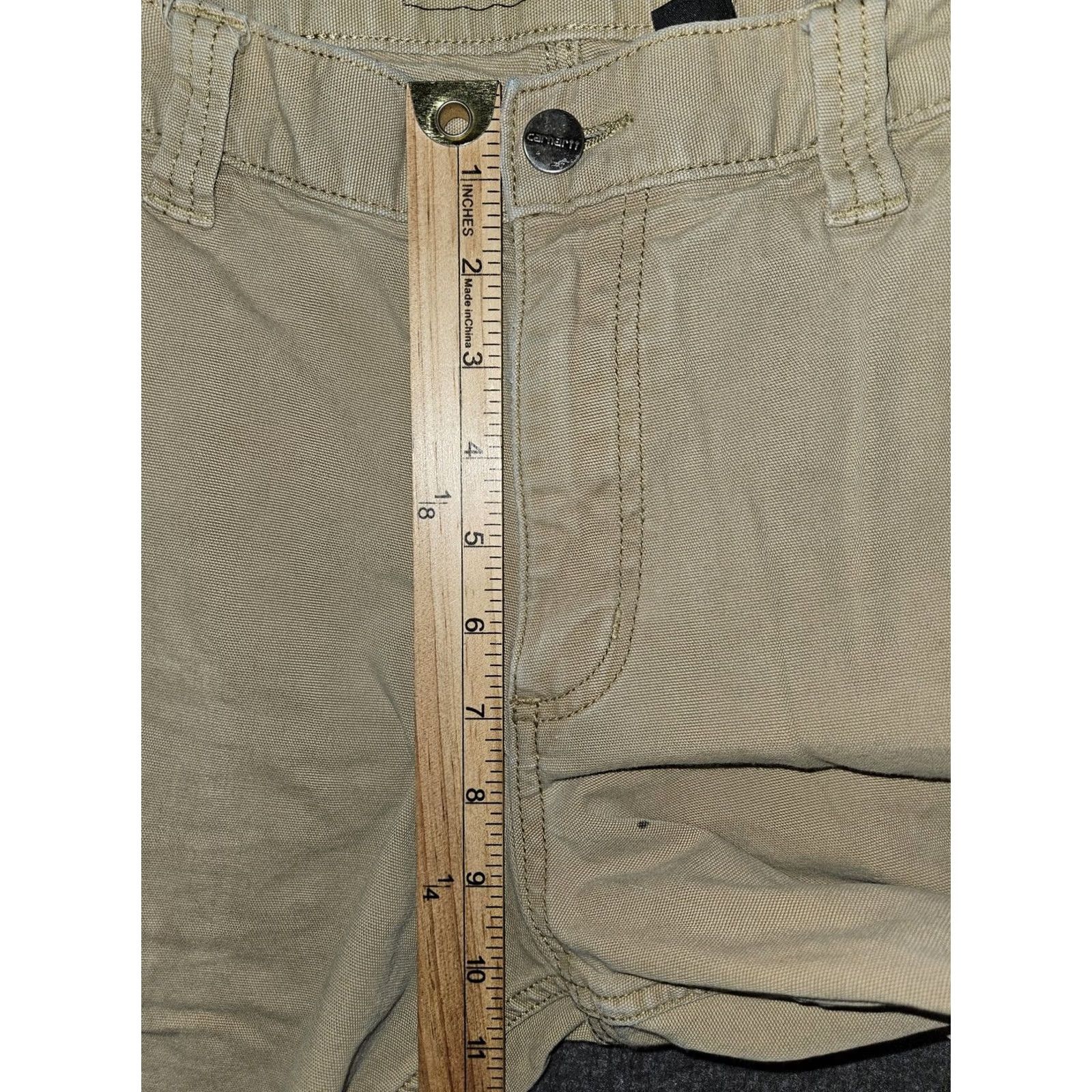 Carhartt Carhartt Pants Mens 32x30 Beige Rugged Flex Relaxed Fit Carpenter Workwear Size US 32 / EU 48 - 5 Thumbnail