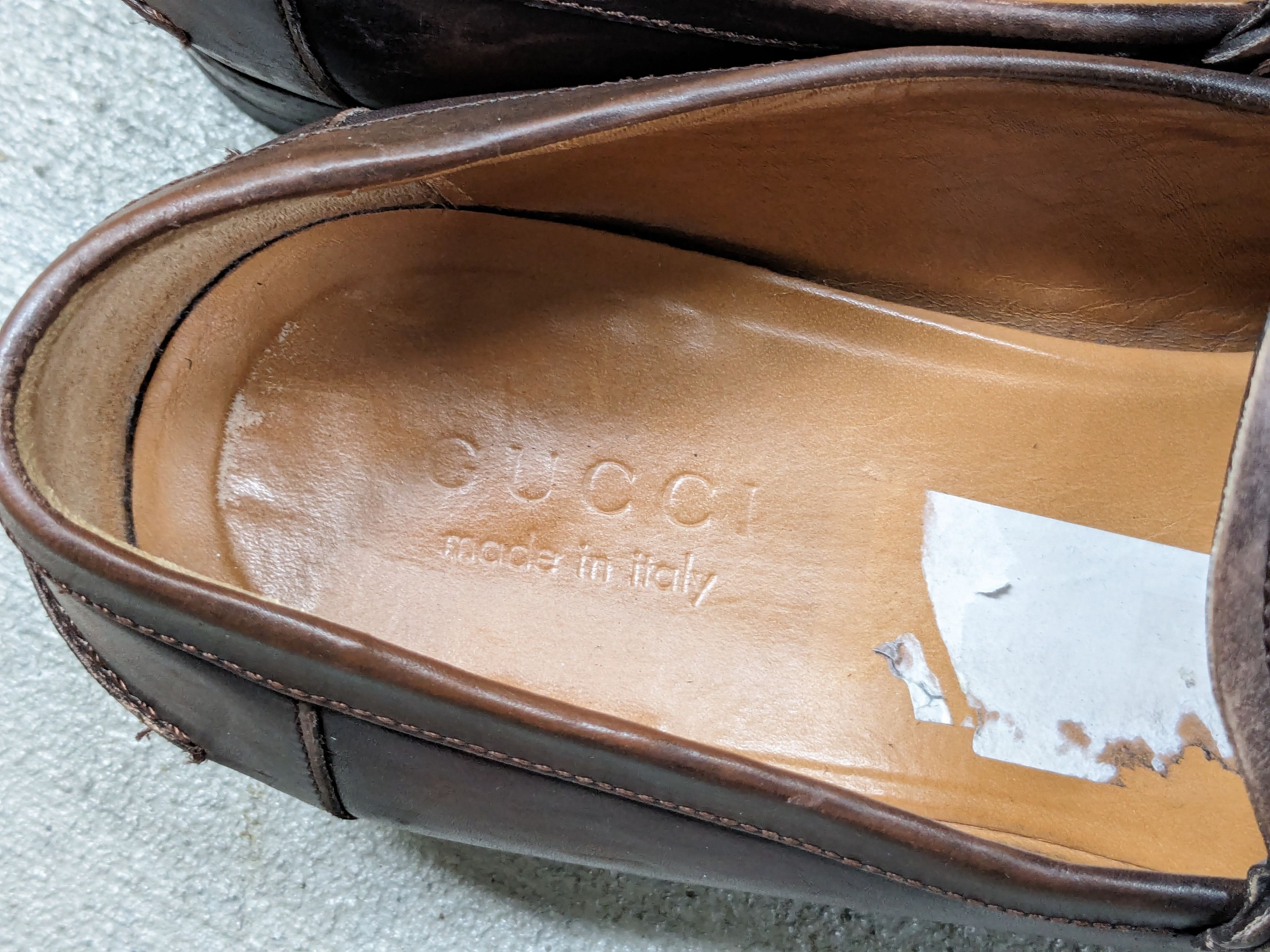 Gucci × Vintage Gucci Horsebit Loafers Brown Leather 8.5 Italy Slip On Size US 8.5 / EU 41-42 - 6 Thumbnail