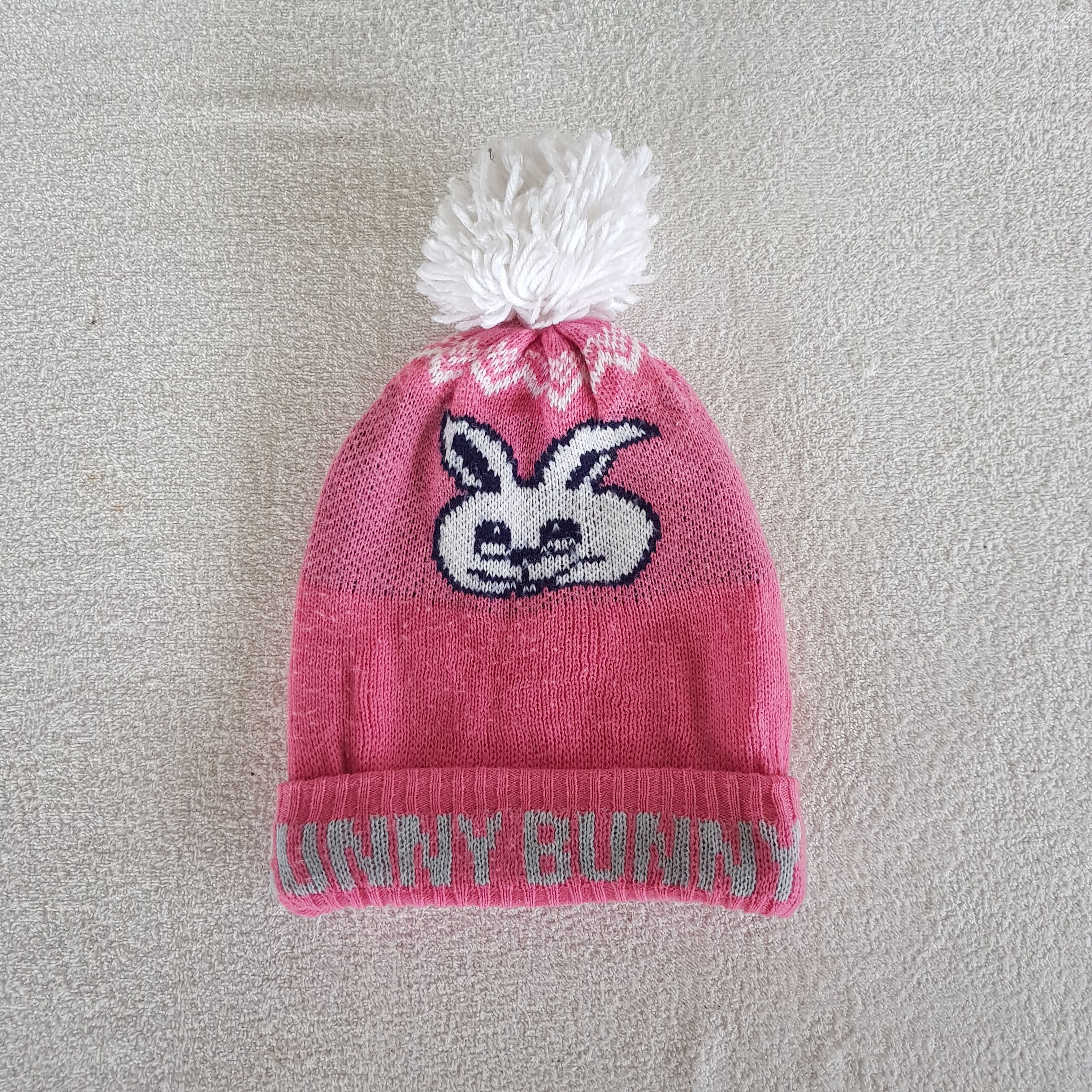 Japanese Brand Vintage 90s Bunny Bunny Cute Beanie Snow Caps Ski Hats. Size ONE SIZE - 1 Thumbnail