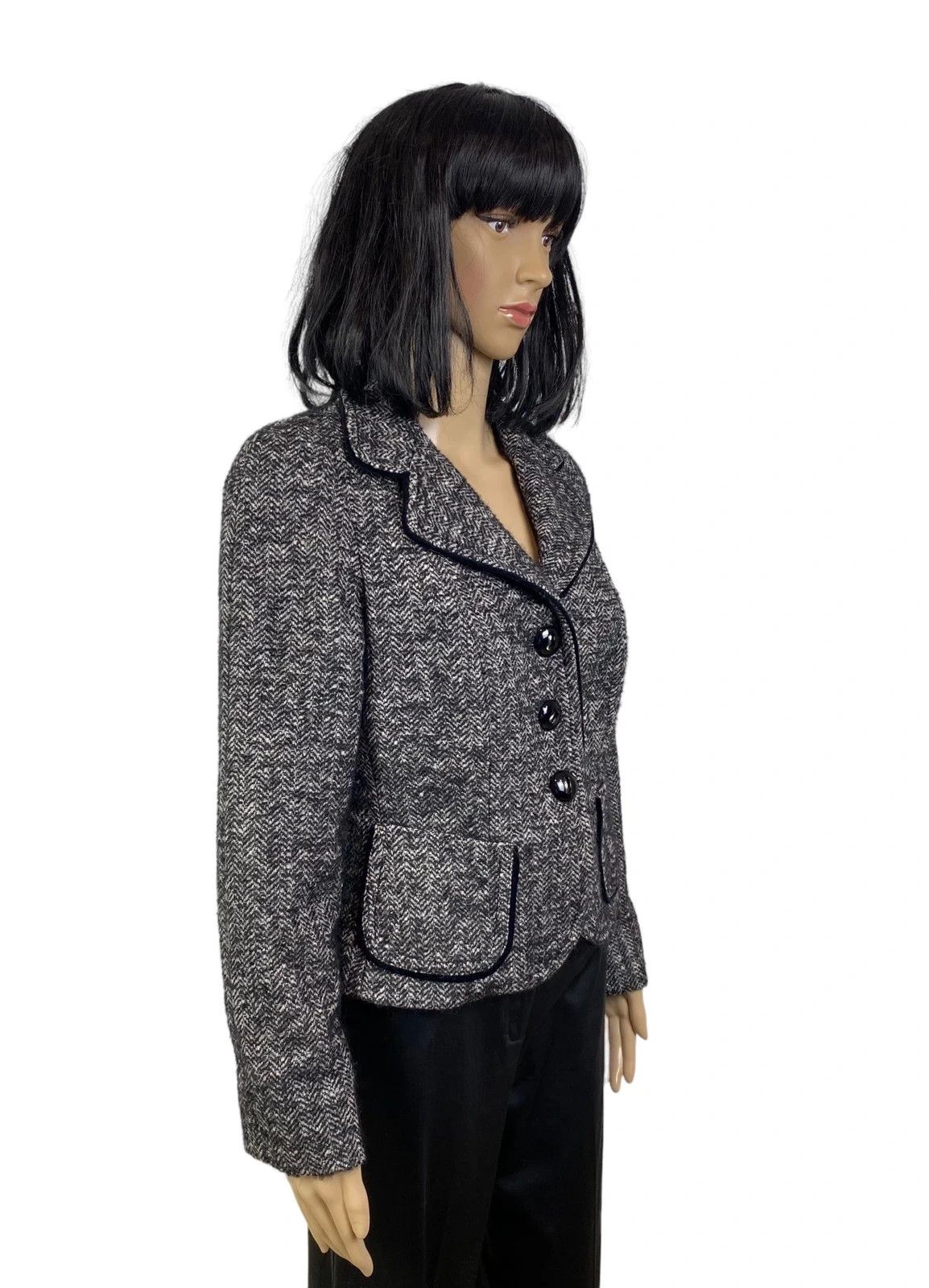 Max Mara Max Mara Wool Alpaca Blazer size GB10 US8 Size M / US 6-8 / IT 42-44 - 3 Thumbnail