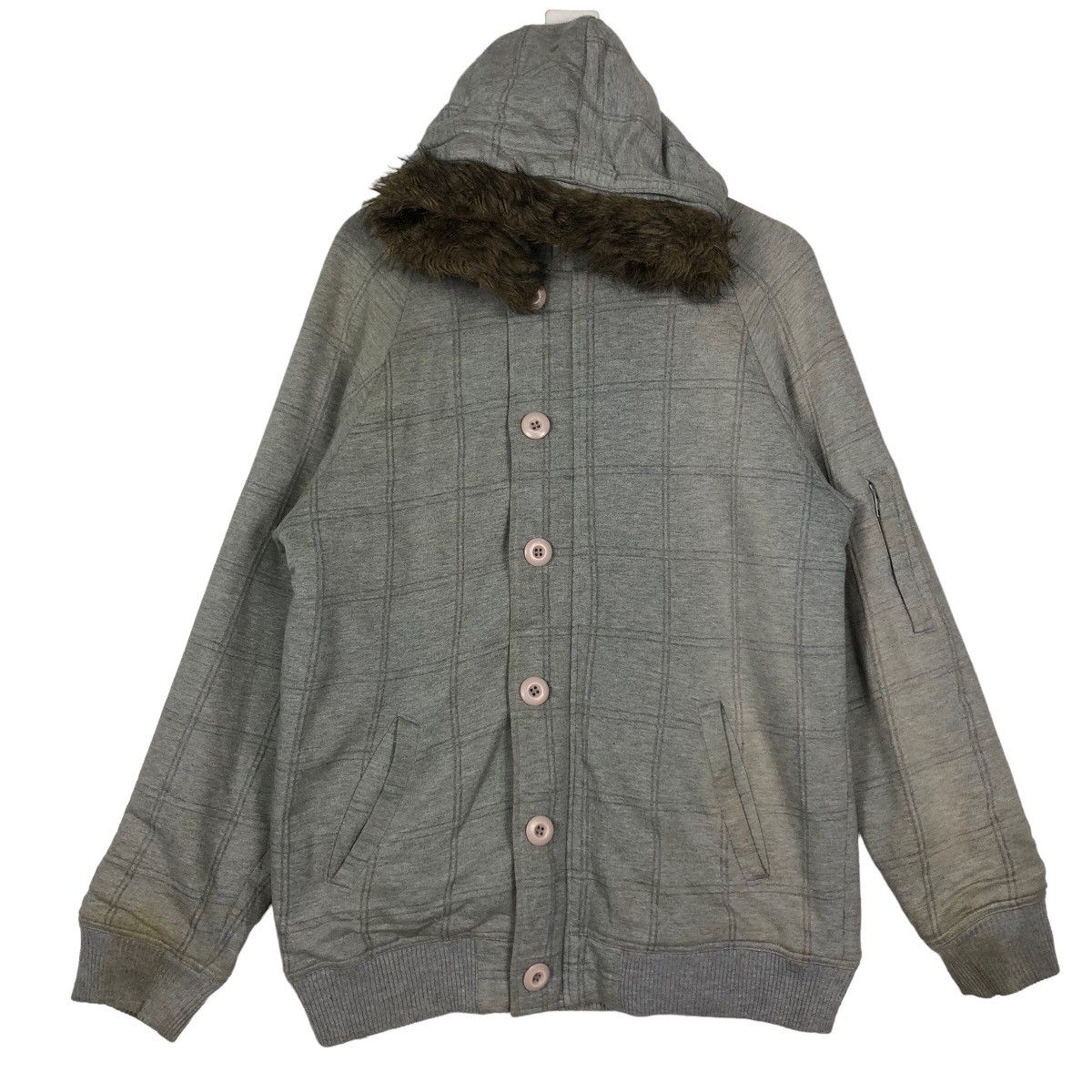Japanese Brand 🔥Power To The People Mink Fur Hoodie Bomber Jacket Size US M / EU 48-50 / 2 - 1 Thumbnail