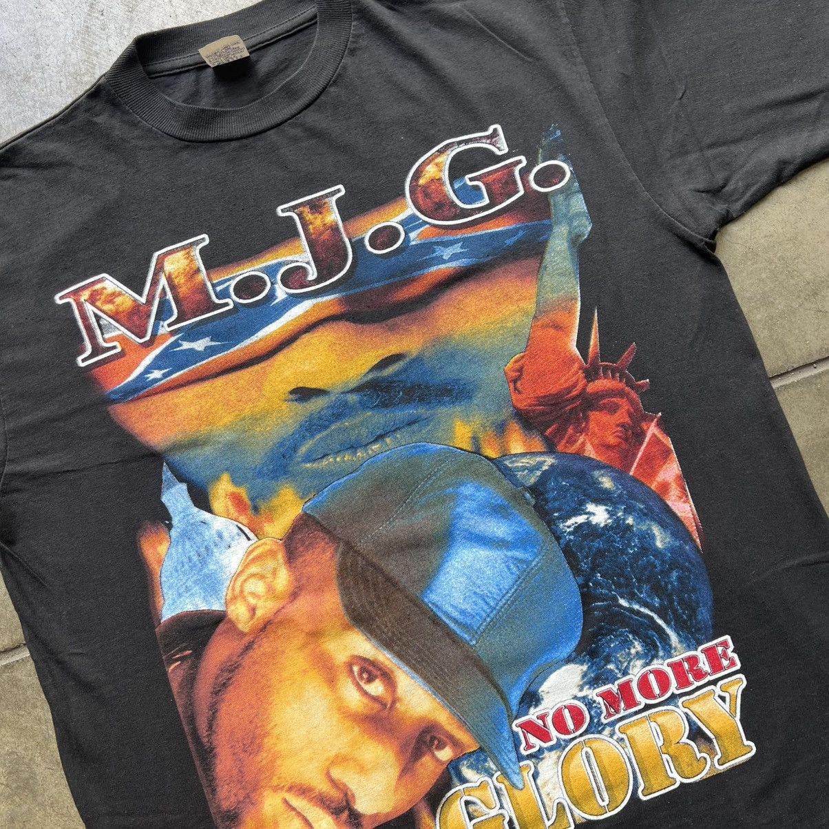 Band Tees RARE ‘90s MJG No More Glory Rap Tee Shirt 8Ball Nas Wu Tang Size US L / EU 52-54 / 3 - 3 Thumbnail