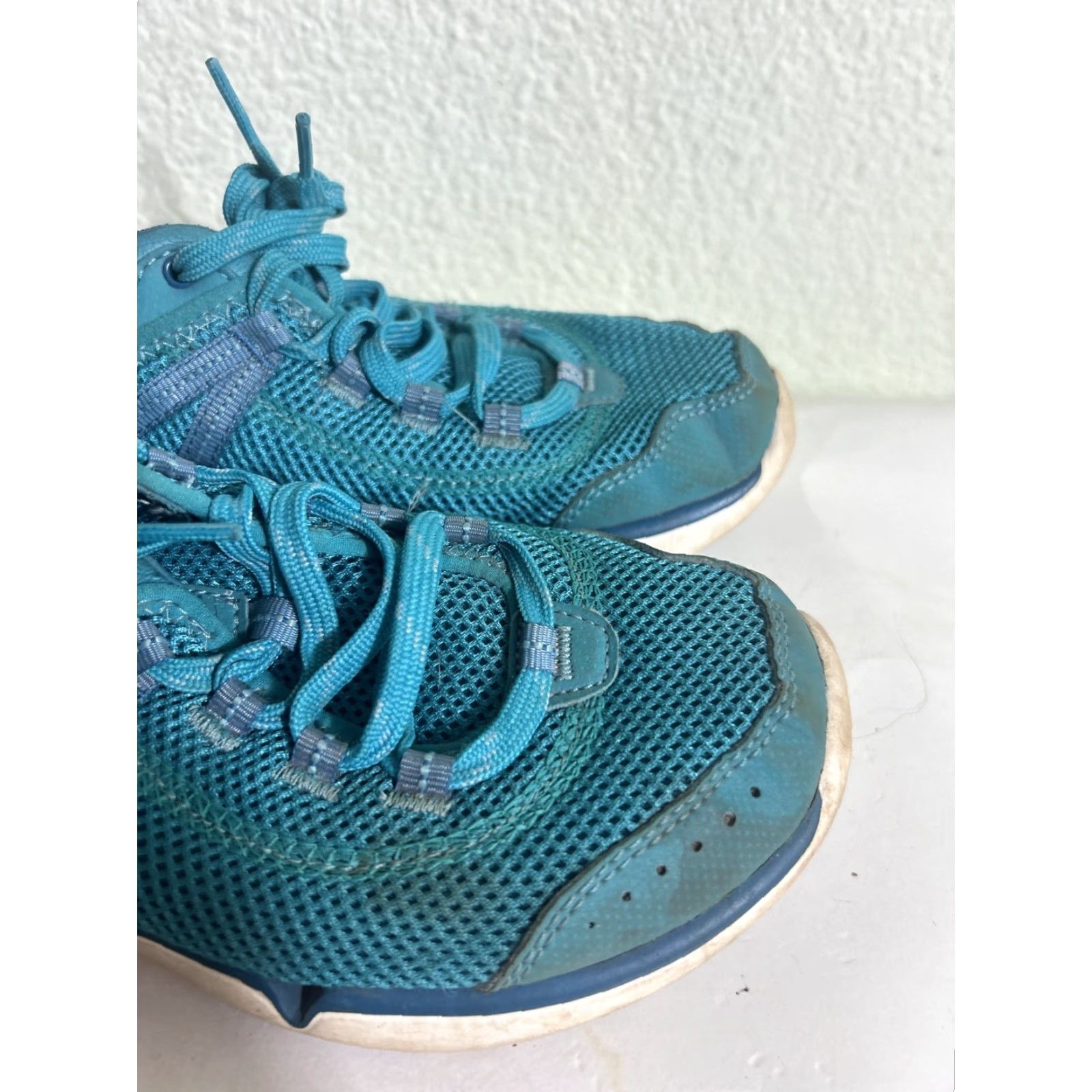 Teva Teva Evo Water Light Teal Athletic Shoes Womens 6.5 Teal Sneaker Breathable Performance Lace Up Solid Size US 7 / IT 37 - 2 Thumbnail