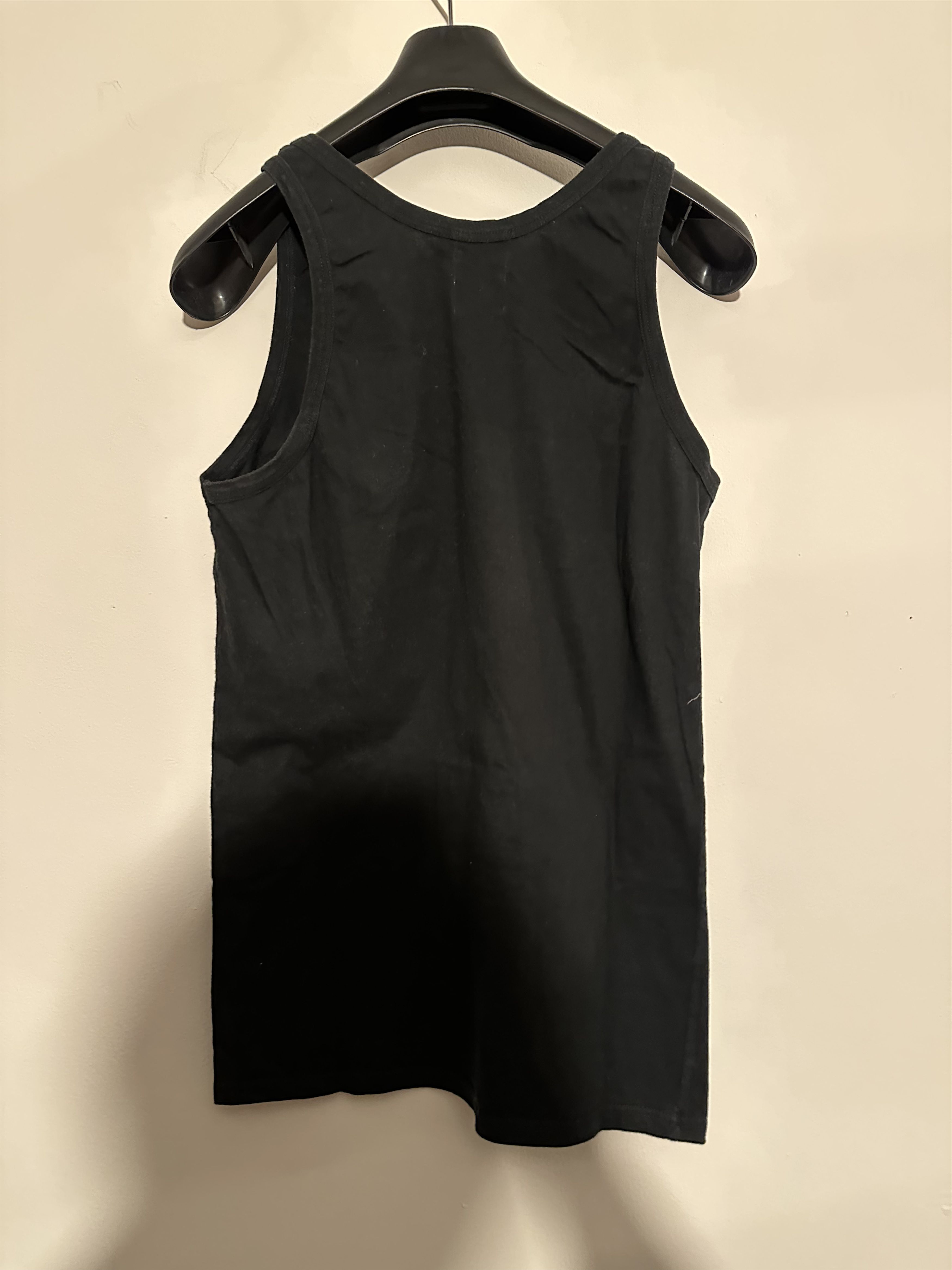 Helmut Lang Helmut Lang Vintage Black Cotton Tank Top Size US S / EU 44-46 / 1 - 3 Thumbnail