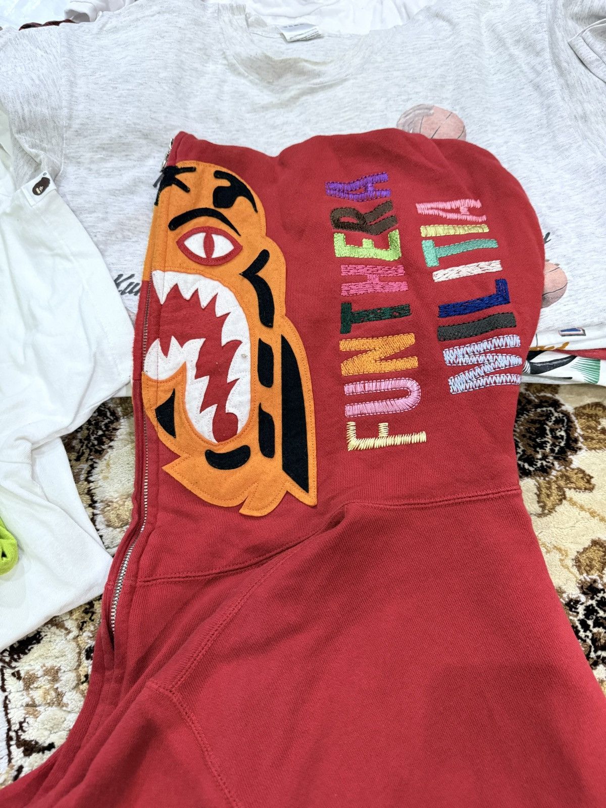 Bape Hoodie Sweatshirt A Bathing Ape Tiger Full Zipper Size US M / EU 48-50 / 2 - 4 Thumbnail