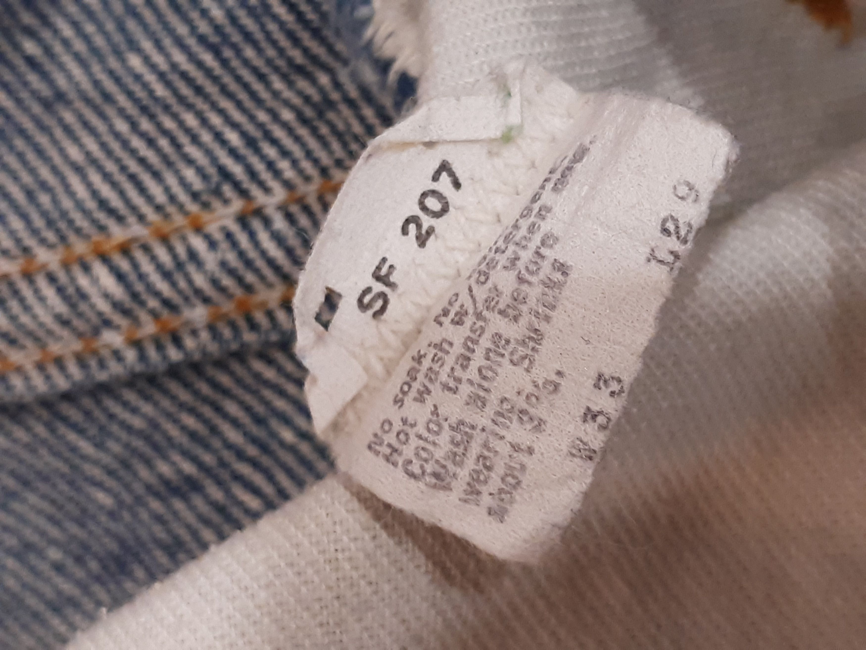 Levi's Levis 684 Jeans Flare Bell Bottom Orange Tab Vintage #4 Size US 31 - 9 Thumbnail