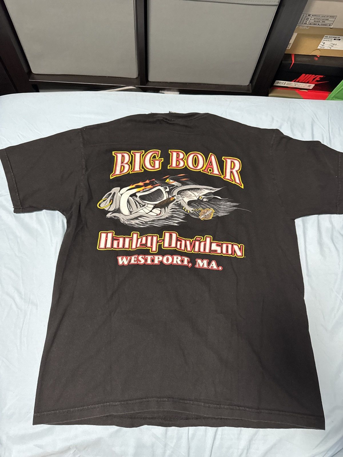 Harley Davidson × Vintage 1999 Harley Tee Beefy Hanes Size US L / EU 52-54 / 3 - 3 Thumbnail