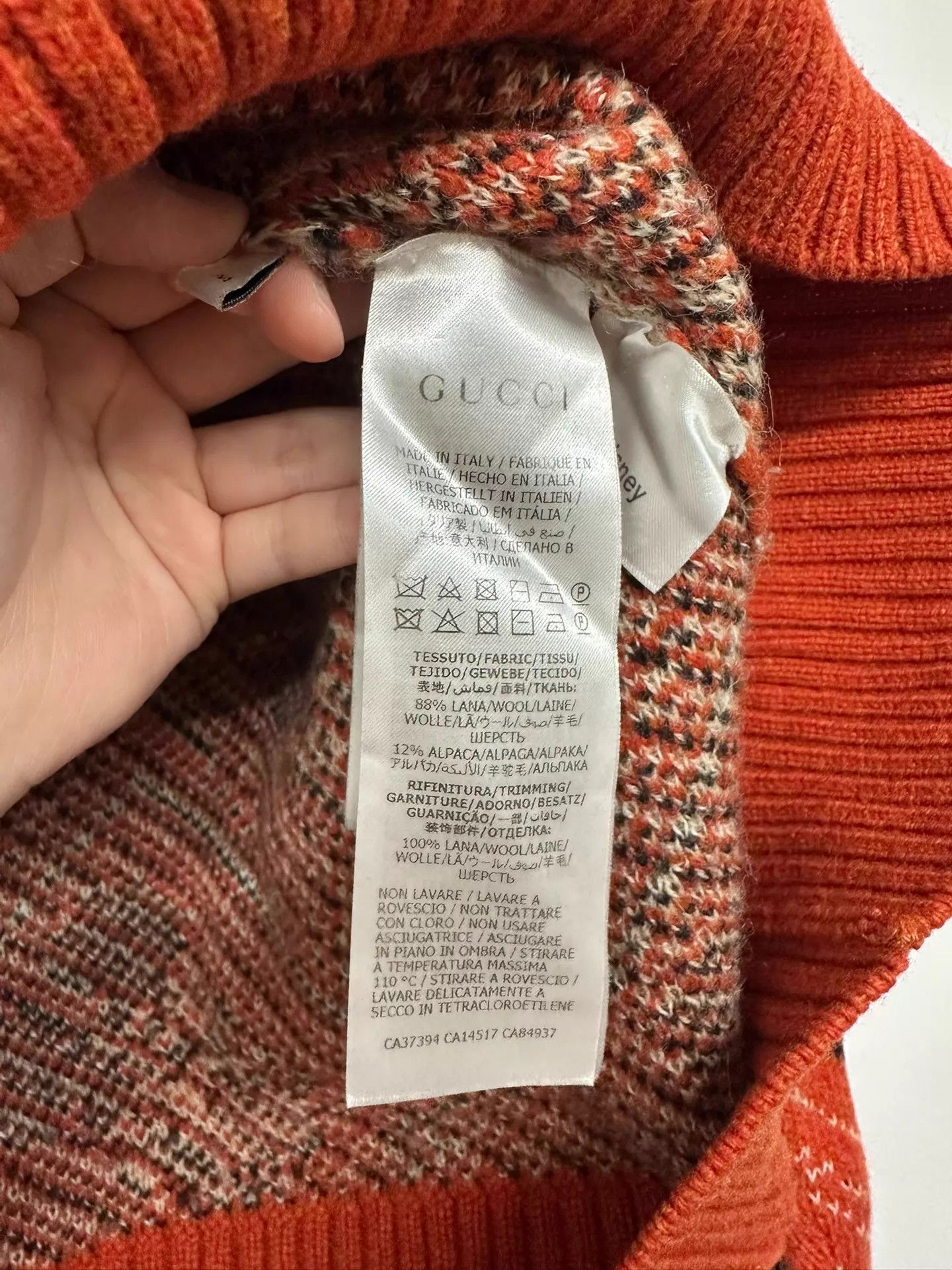 Gucci Gucci All Over Print Sweater M (47/108/66/65) Size US M / EU 48-50 / 2 - 3 Thumbnail