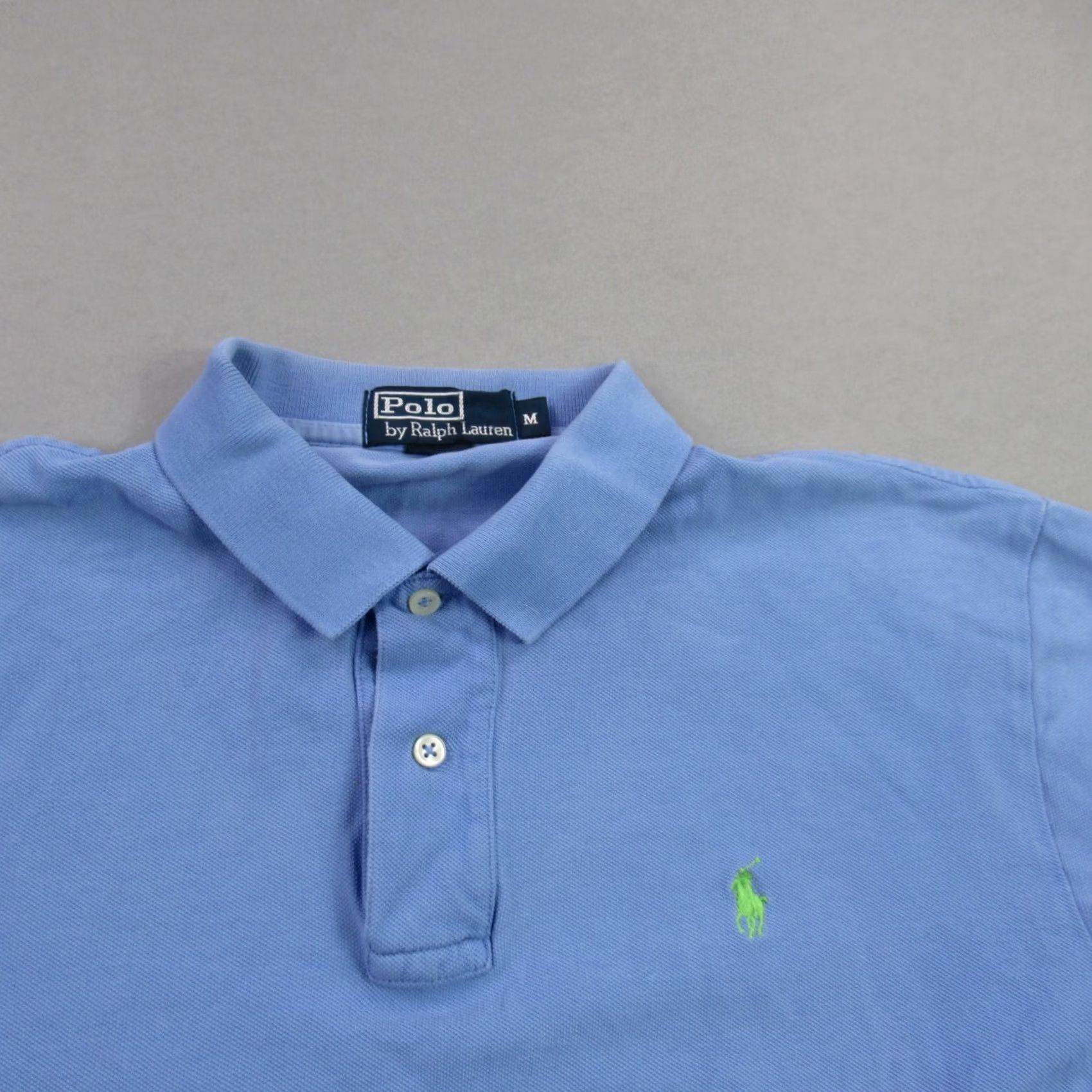 Polo Ralph Lauren Polo Ralph Lauren Shirt Mens Medium Blue Short Sleeve Cotton Golf Lightweight Size US M / EU 48-50 / 2 - 3 Thumbnail