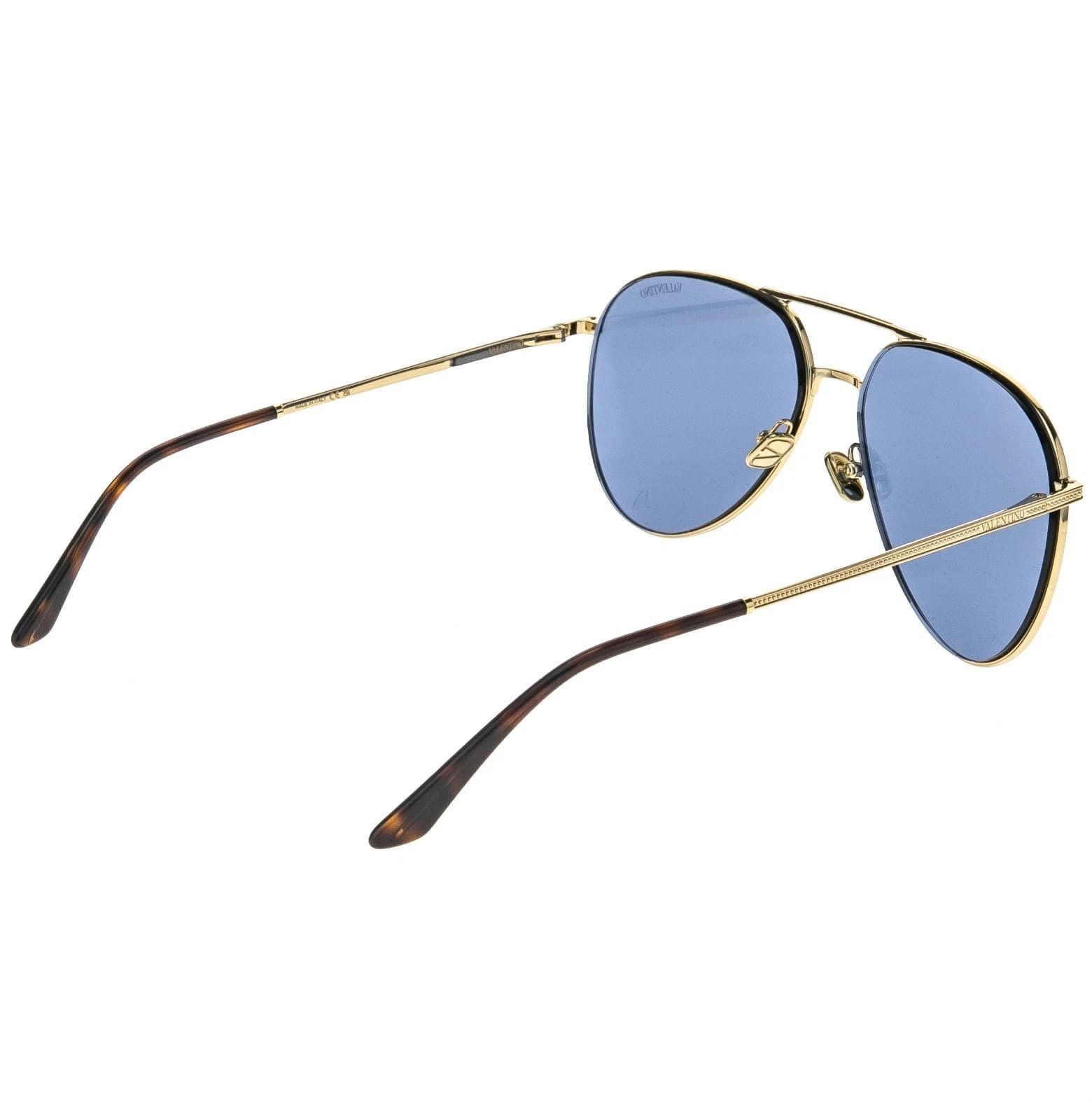 Valentino VALENTINO V LOGO VLS172 Gold Metal Blue VLS 172C Sunglasses Size ONE SIZE - 7 Thumbnail