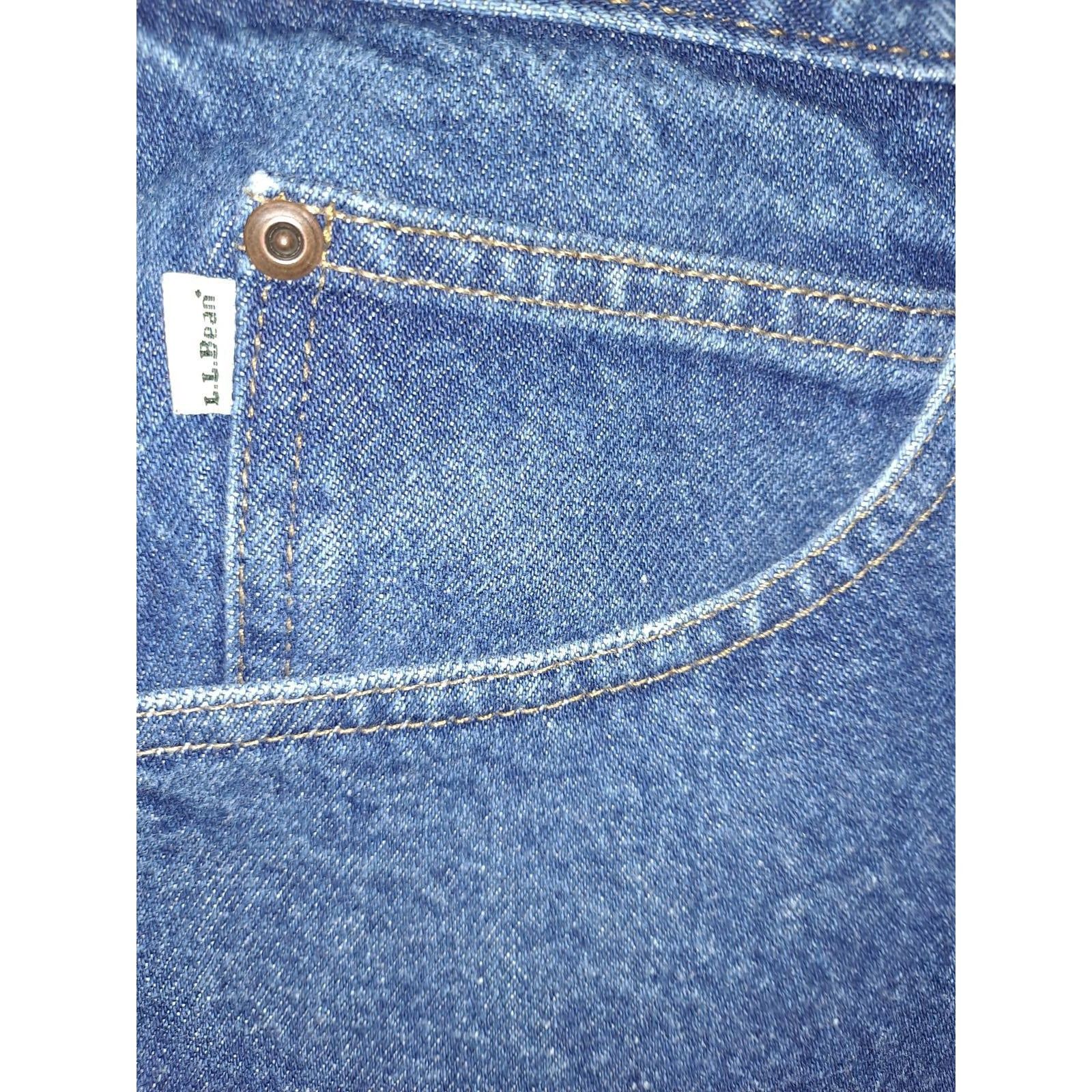 L.L. Bean L.L. Bean Natural Fit Blue Jeans 100% Cotton Size 44x30 Size US 44 / EU 60 - 5 Thumbnail
