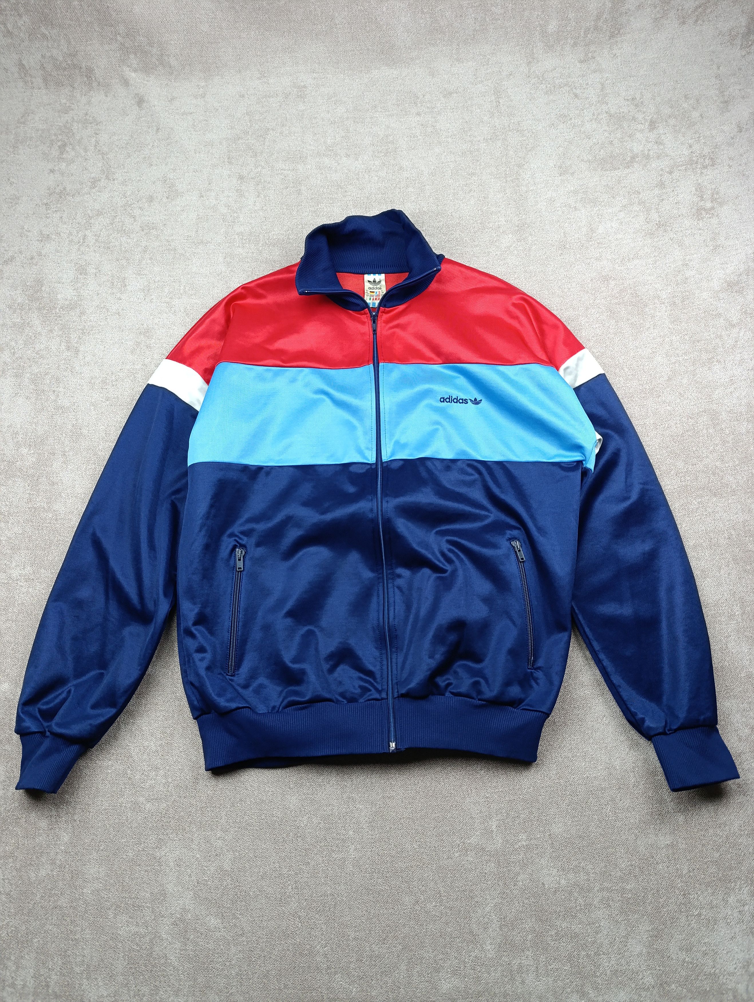 Adidas Adidas Vintage Track top 80s Jacket Made in West Germany Size US XXL / EU 58 / 5 - 2 Thumbnail