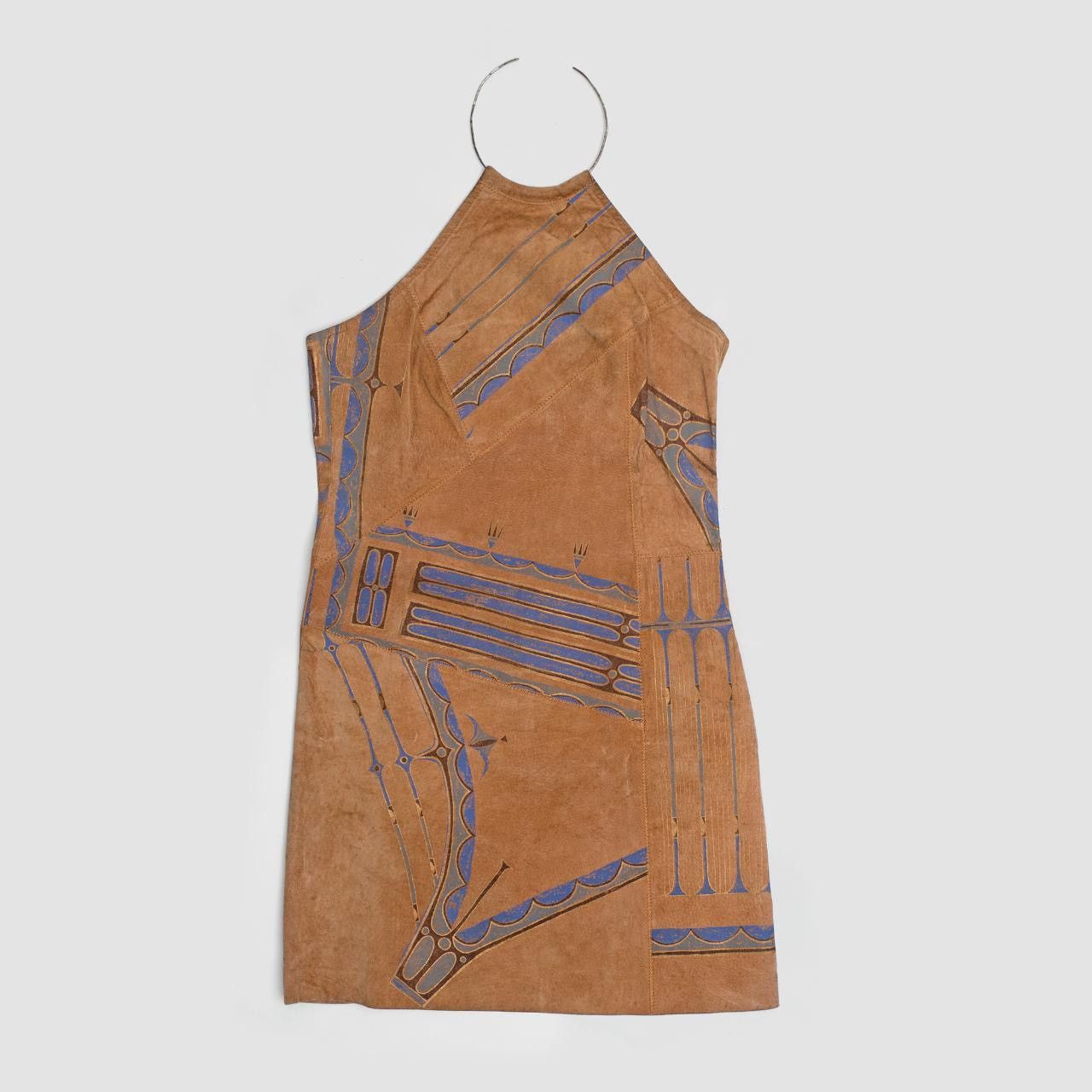 Other Kyoichi Fujita FW 97/98 Halter Suede Dress japanese brand Size S / US 4 / IT 40 - 1 Thumbnail