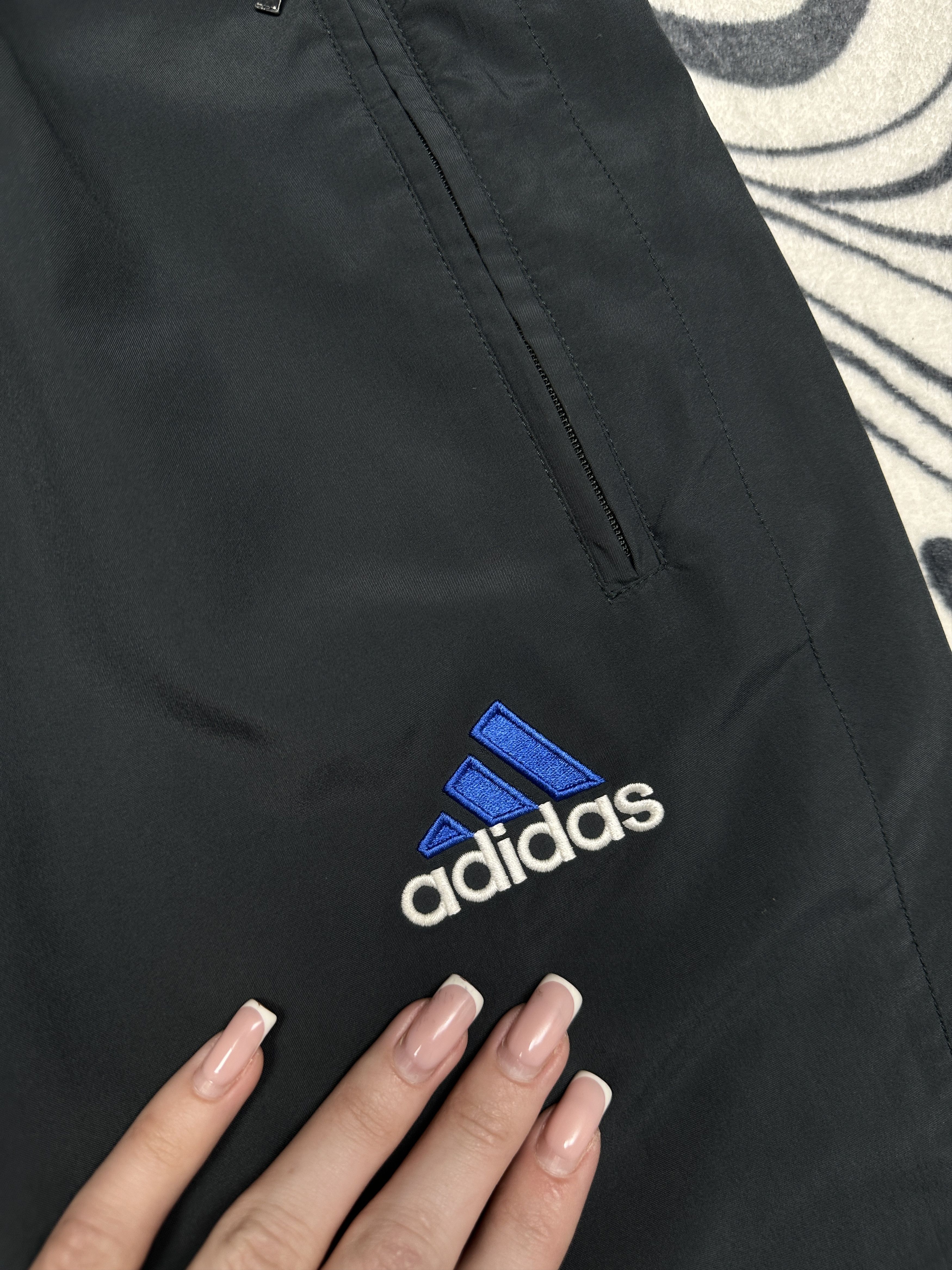 Adidas Adidas 90s Vintage Mens Nylon Baggy Track Pants Size US 32 / EU 48 - 3 Thumbnail