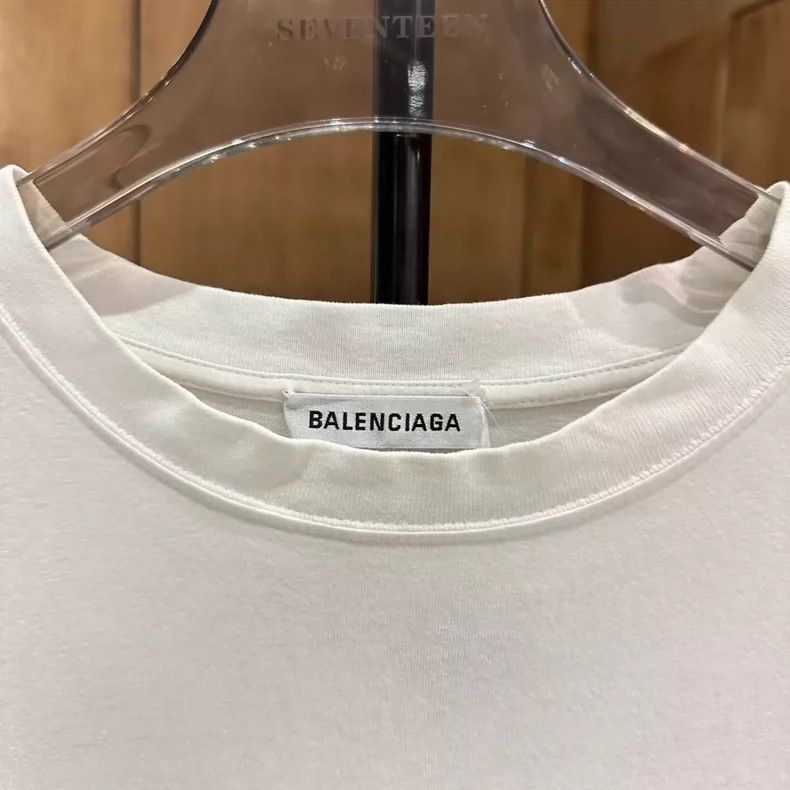 Balenciaga Balenciaga Rainbow embroidered white short sleeves Size US S / EU 44-46 / 1 - 2 Thumbnail