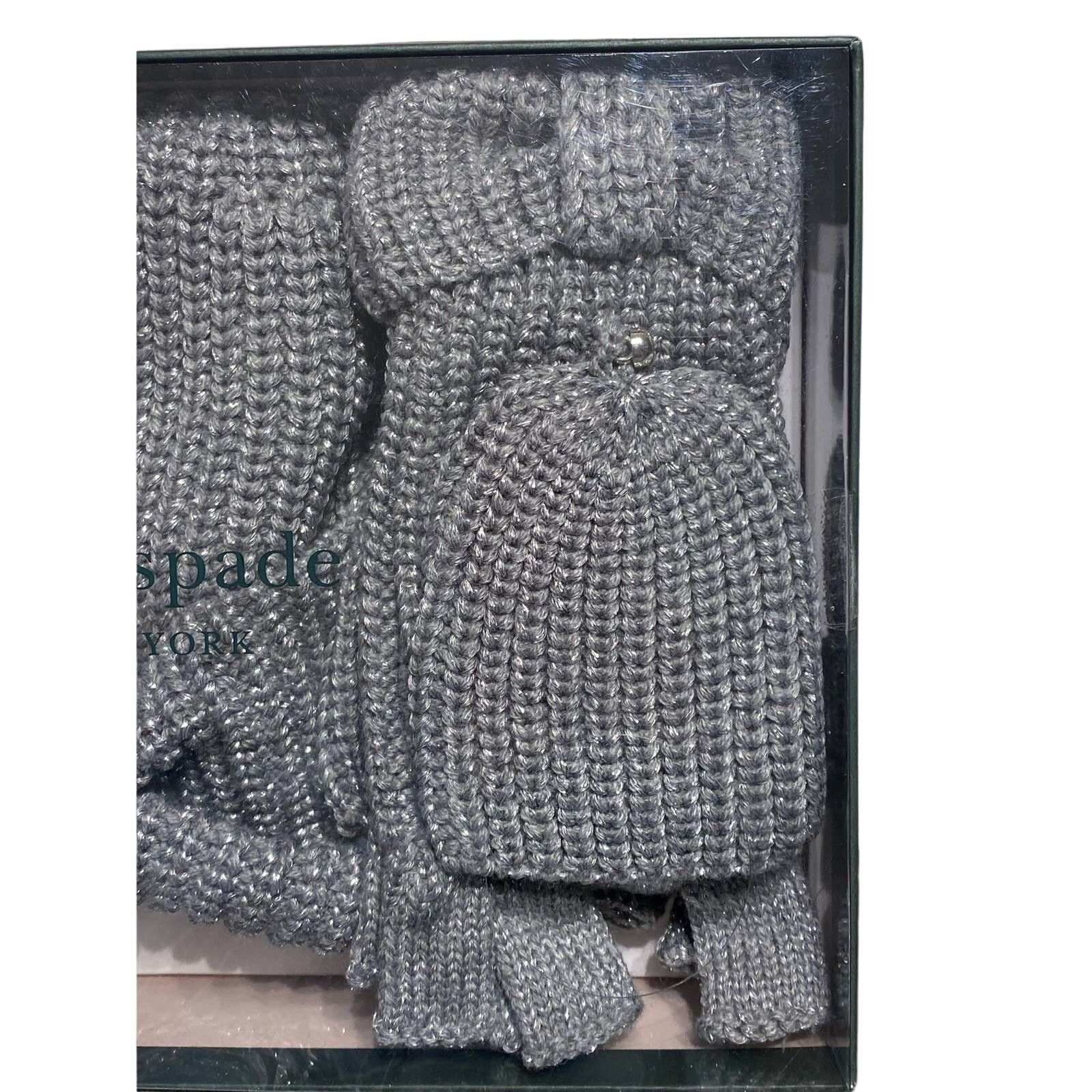 Kate Spade Kate Spade-Knotted Bow Hat/Mitten Box Set Size ONE SIZE - 3 Thumbnail