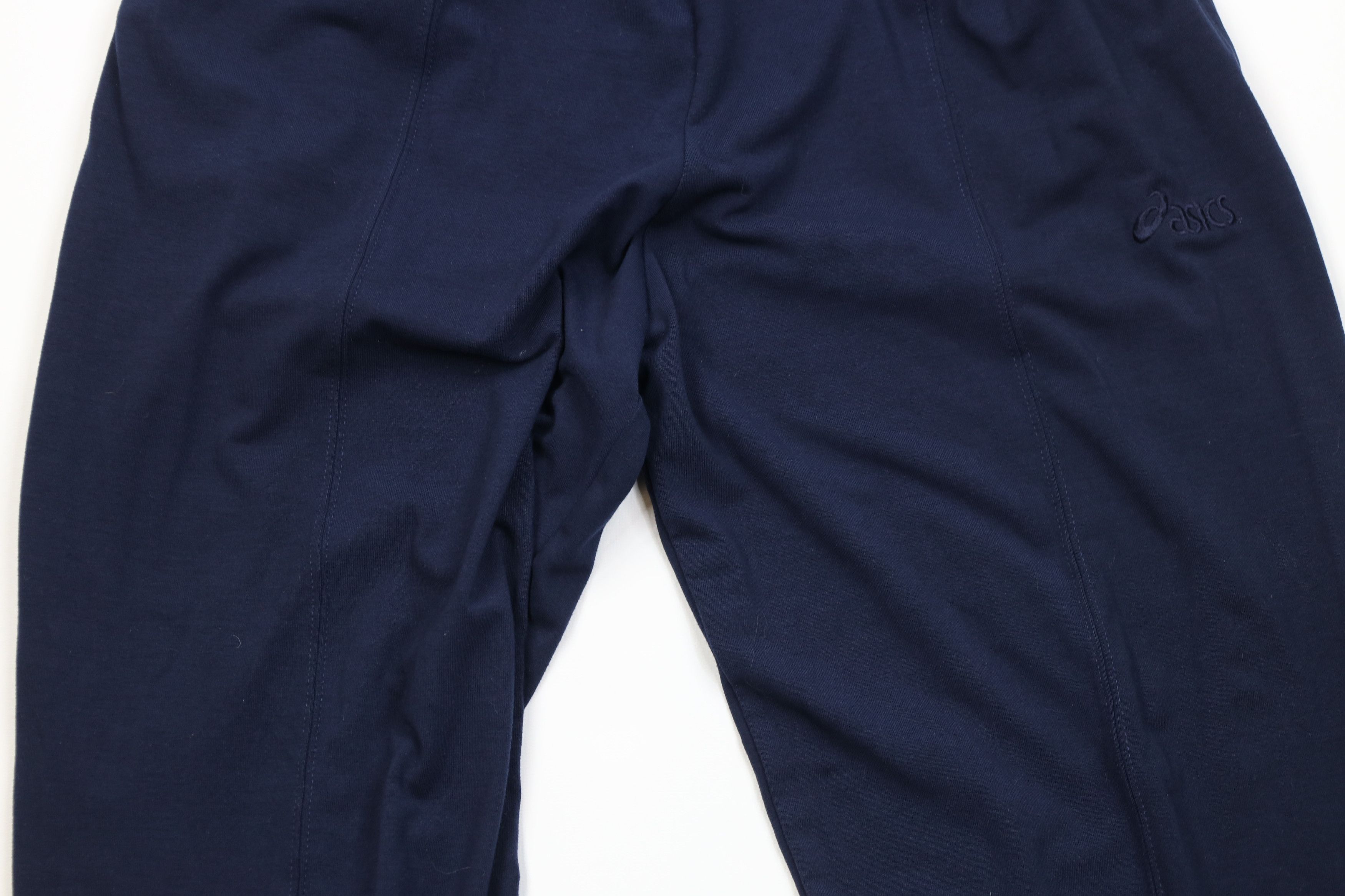 Asics Vintage 90s Asics Faded Spell Joggers Pants Navy Blue USA Size US 36 / EU 52 - 3 Thumbnail