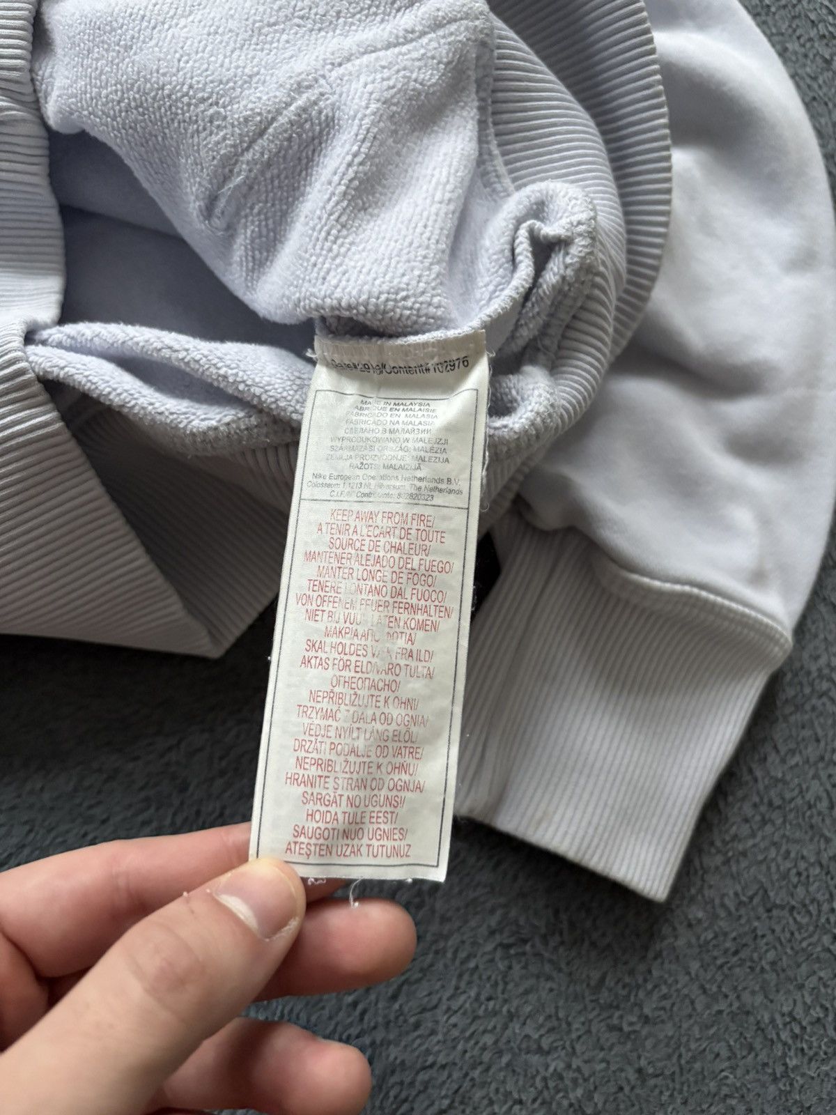 Nike 90s Nike Vintage Oversized Big Logo Retro Hoodie Y2K Rare Size US S / EU 44-46 / 1 - 5 Thumbnail