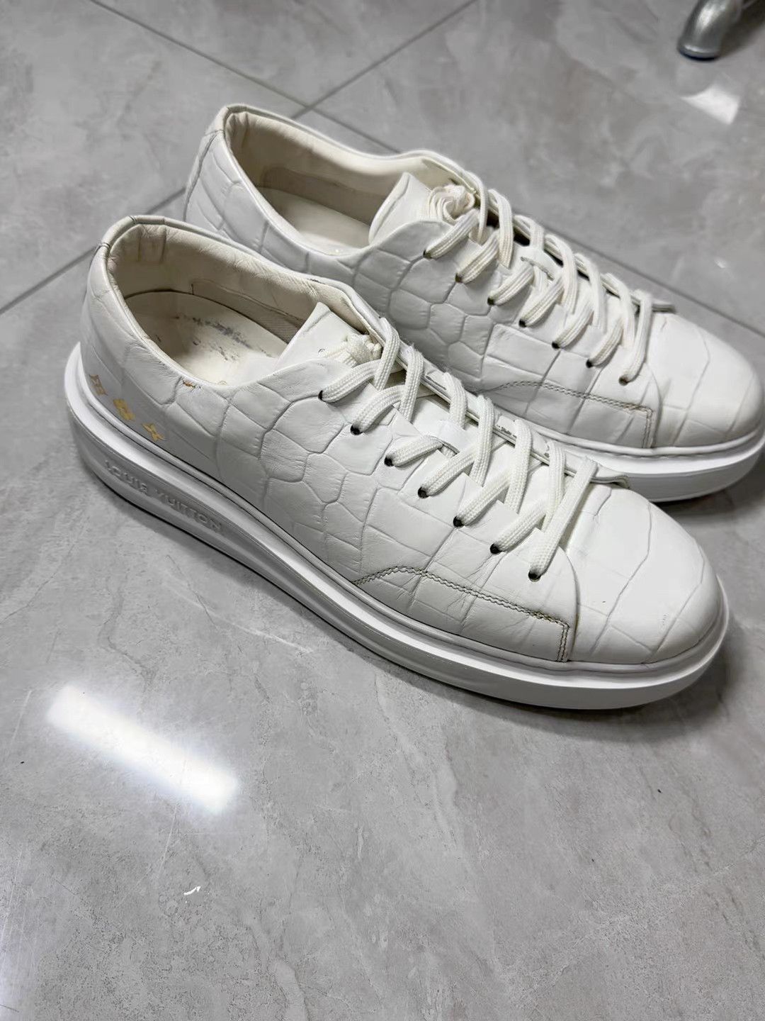 Louis Vuitton LOUIS VUITTON Casual Sneakers K13 Size US 7 / EU 40 - 3 Thumbnail