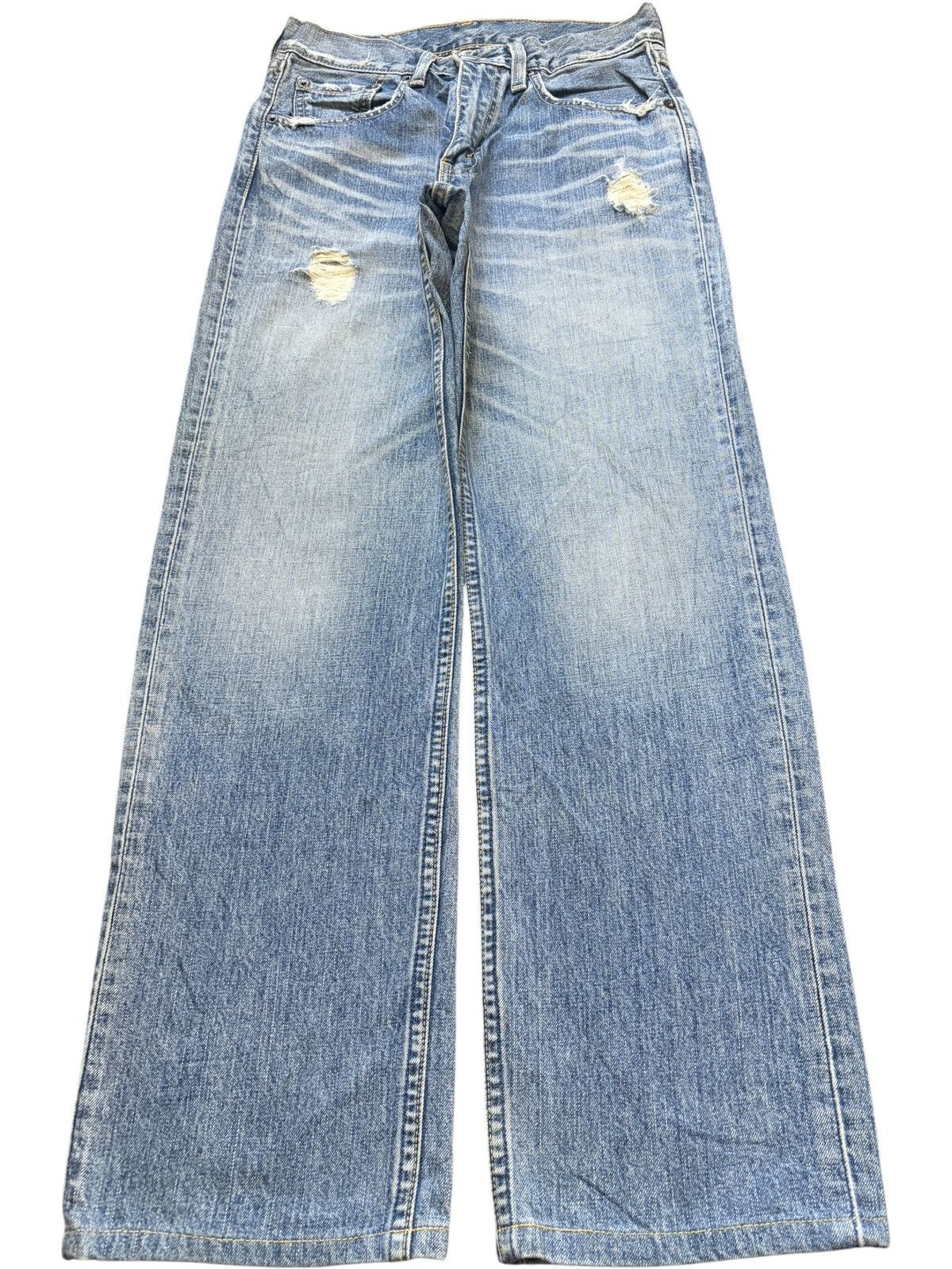Levi's Vintage 90s Levis 502 Faded Wash Distressed Jeans Size US 27 - 1 Thumbnail