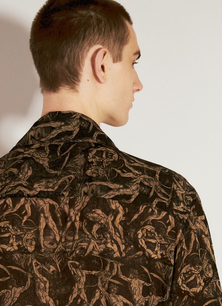 Vivienne Westwood o1y0525 Patterned Shirt in Brown Size US S / EU 44-46 / 1 - 4 Thumbnail