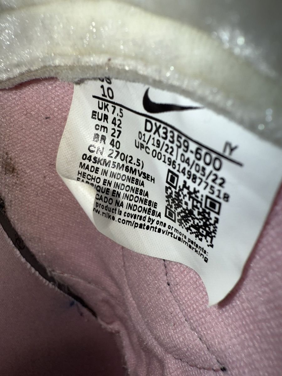 Nike Nike Womens Dunk High Hoops Size US 10 / IT 40 - 6 Thumbnail
