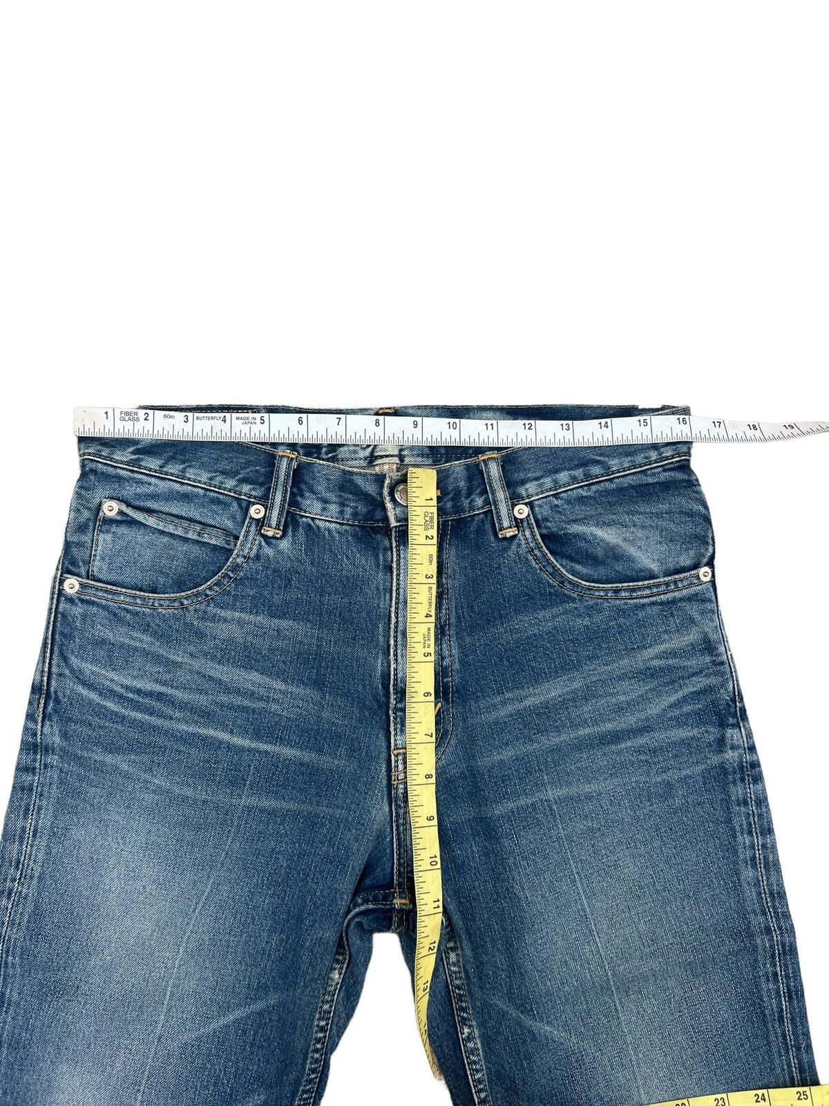 Cosmic Wonder Vintage Cosmic Wonder Japan Faded Denim Flare Jeans Size US 31 - 3 Thumbnail