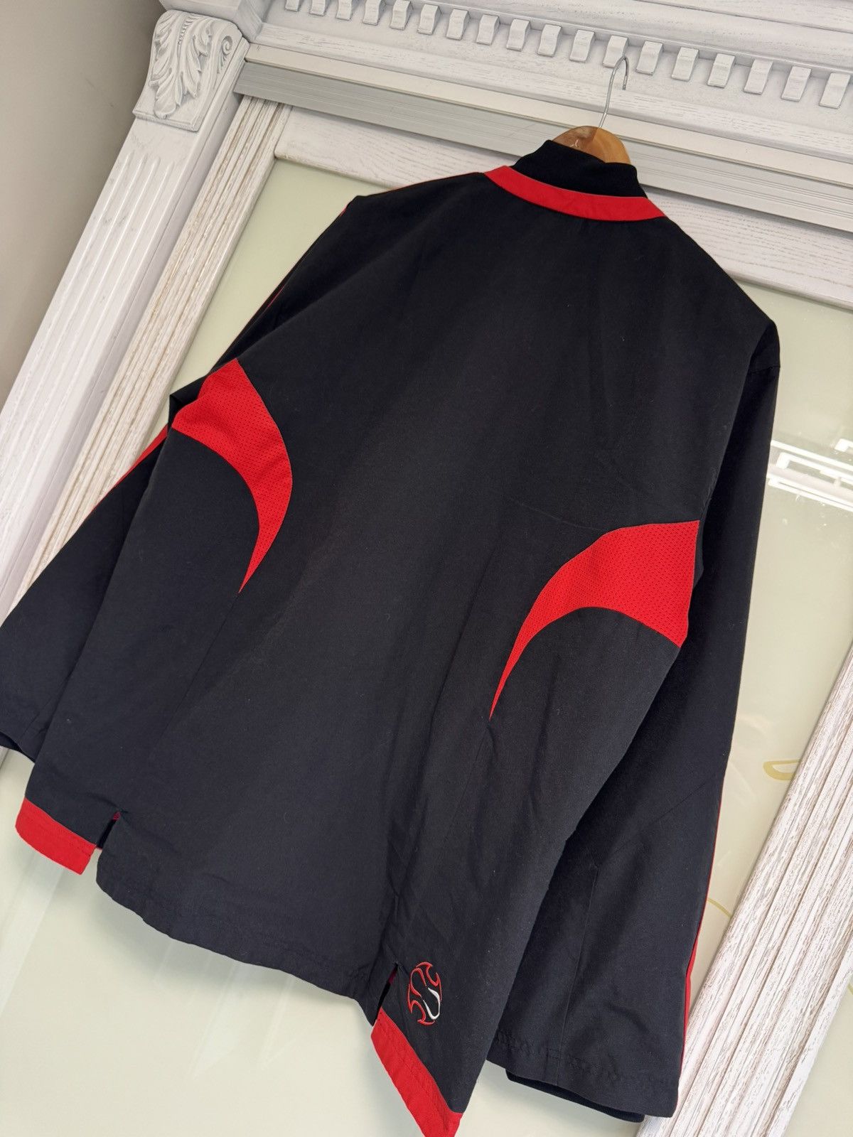 Adidas Vintage Milan 2007-2008 Soccer Track Jacket Tracksuit Top Size US L / EU 52-54 / 3 - 7 Thumbnail