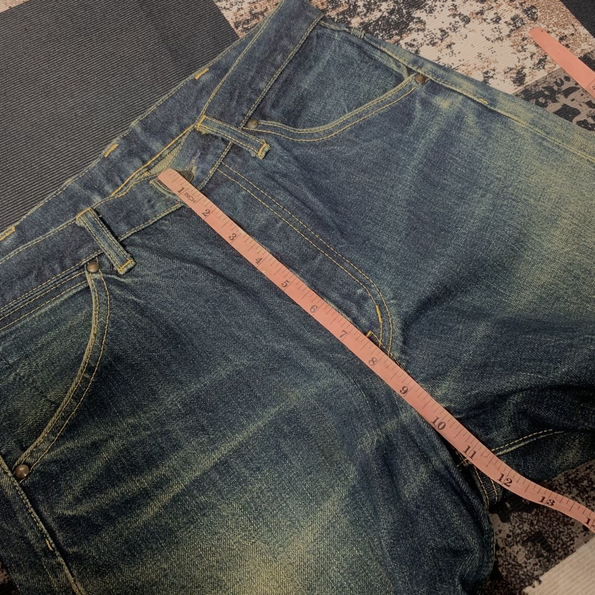 ABAHOUSE ‼️RARE‼️ Abahouse Distressed Selvedge Jeans Size US 30 / EU 46 - 14 Thumbnail