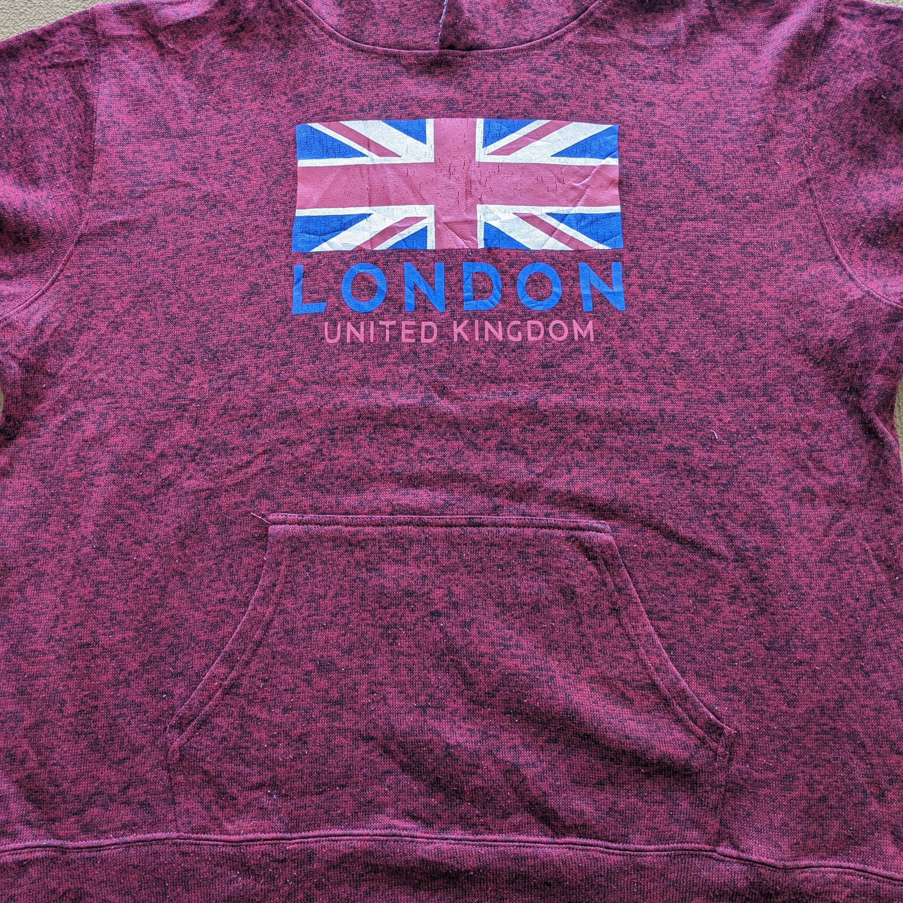 Vintage Vintage LONDON United Kingdom Sweatshirt Hoodies Size US XXL / EU 58 / 5 - 2 Thumbnail