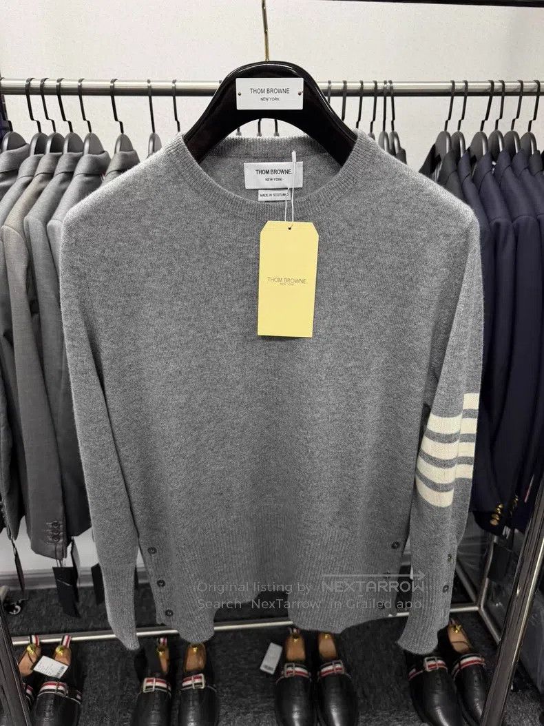 Thom Browne Thom Browne Knit sweater cardigan cashmere Size US XL / EU 56 / 4 - 1 Thumbnail