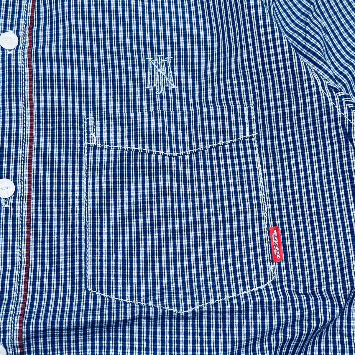Neighborhood neighborhood blue checker shirt M with side pocket Size US M / EU 48-50 / 2 - 3 Thumbnail