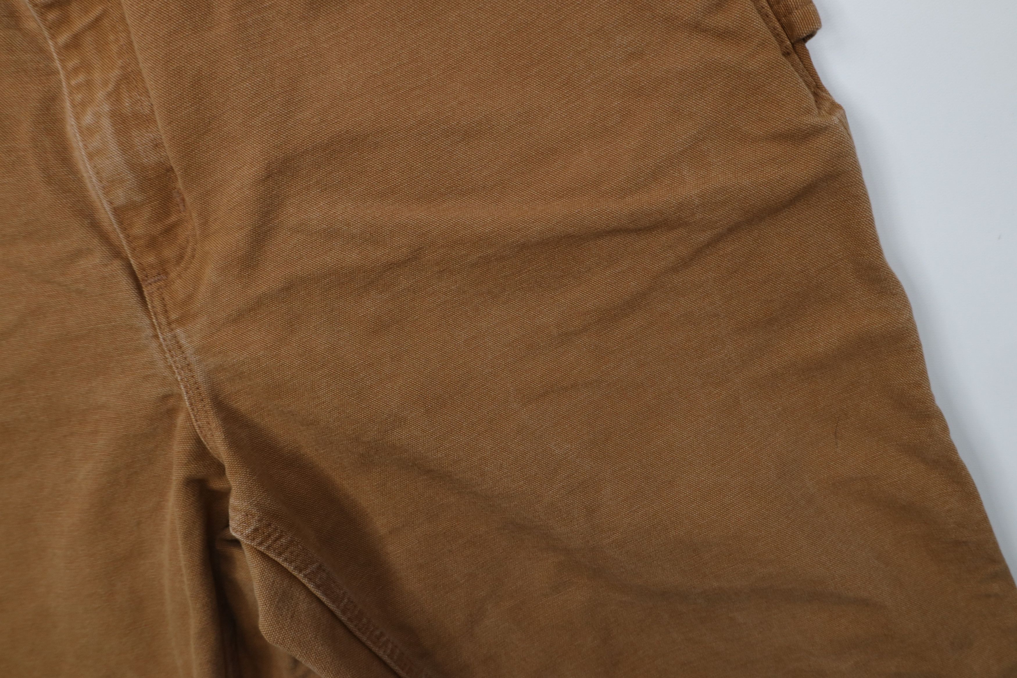 Carhartt Vintage Y2K Carhartt Wide Leg Dungaree Pants Duck Brown Size US 38 / EU 54 - 5 Thumbnail