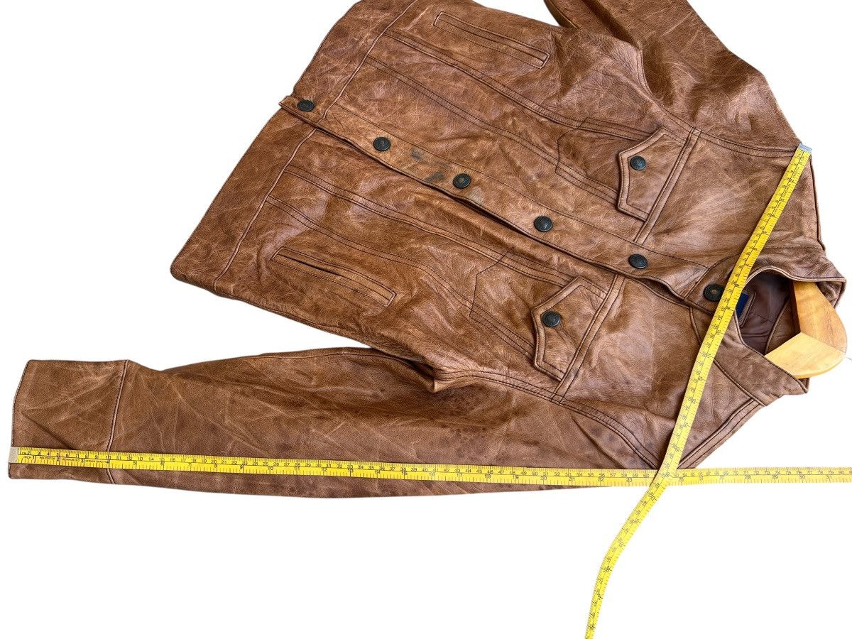 Gap Gap Brown Leather Jacket Size US S / EU 44-46 / 1 - 15 Thumbnail