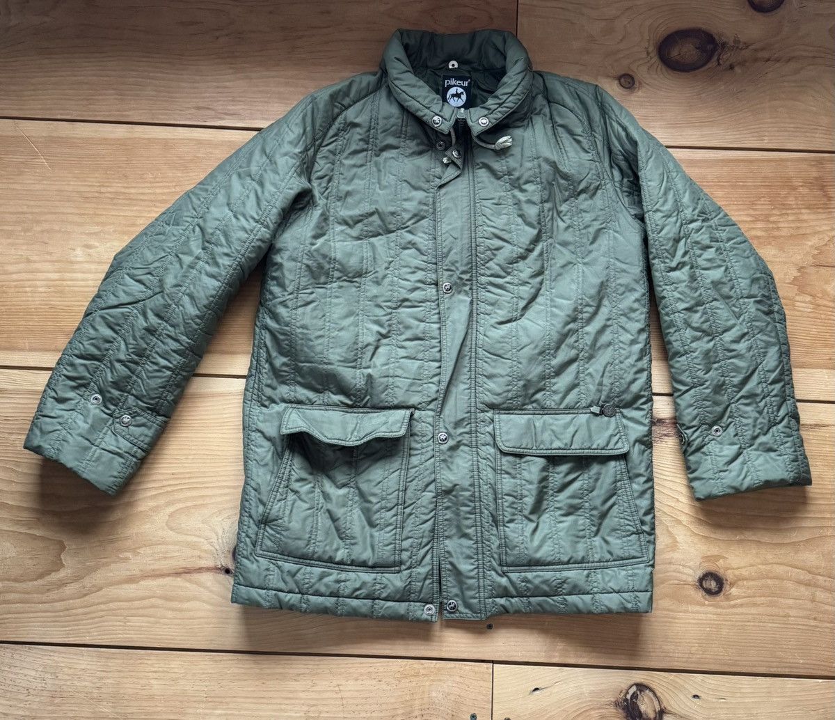 Vintage Vintage Pikeur Quilted Puffer Jacket Size US L / EU 52-54 / 3 - 1 Thumbnail