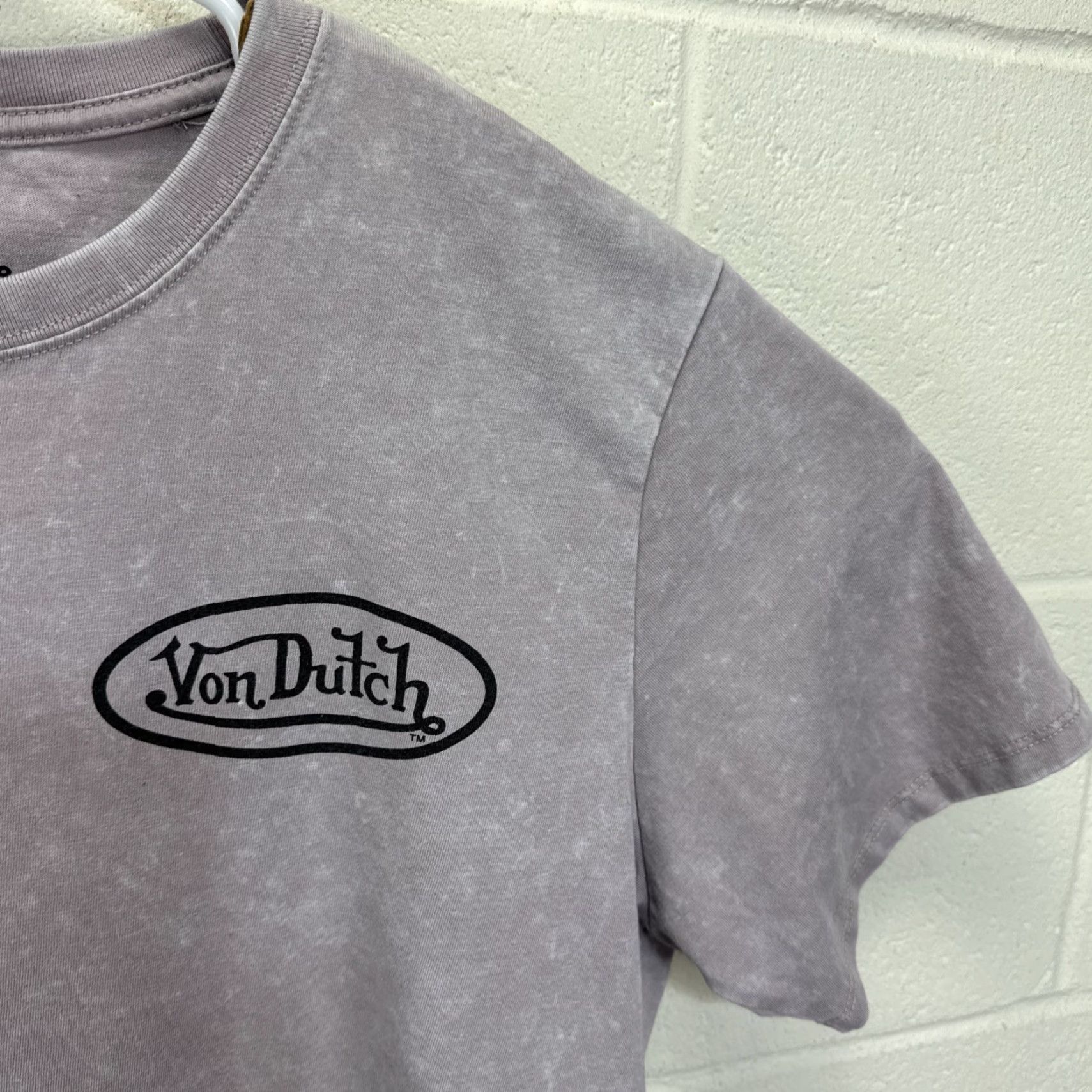 Von Dutch VON DUTCH ACID WASH EMBLEM LOGO EAGLE ROSES T SHIRT GREY Large Size US L / EU 52-54 / 3 - 6 Thumbnail