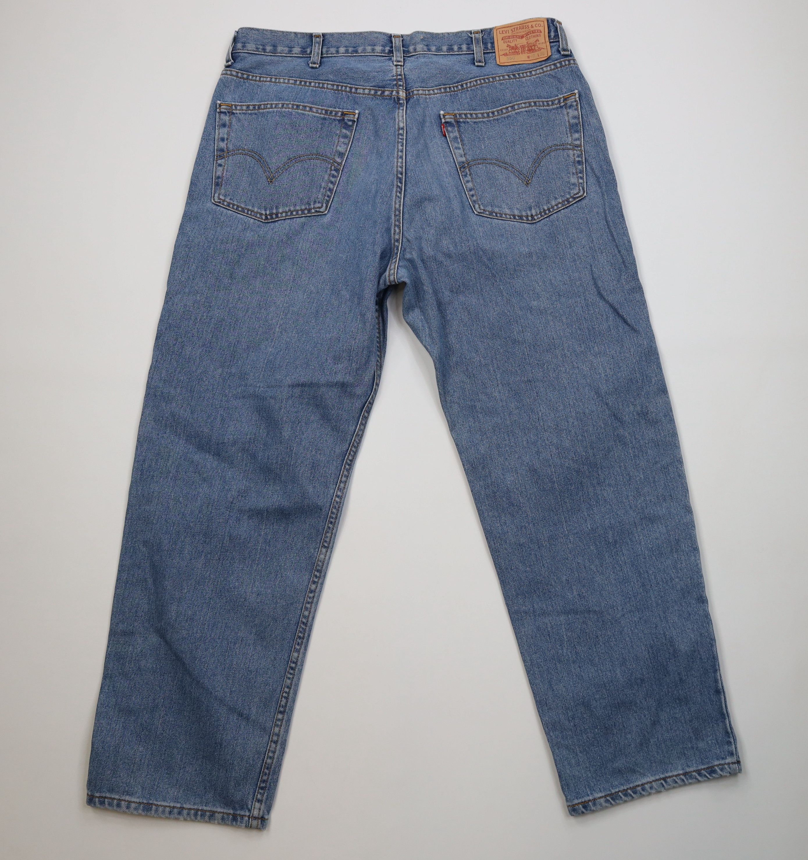 Levi's Vintage Y2K Levis 550 Relaxed Fit Denim Jeans Blue Cotton Size US 40 / EU 56 - 10 Thumbnail