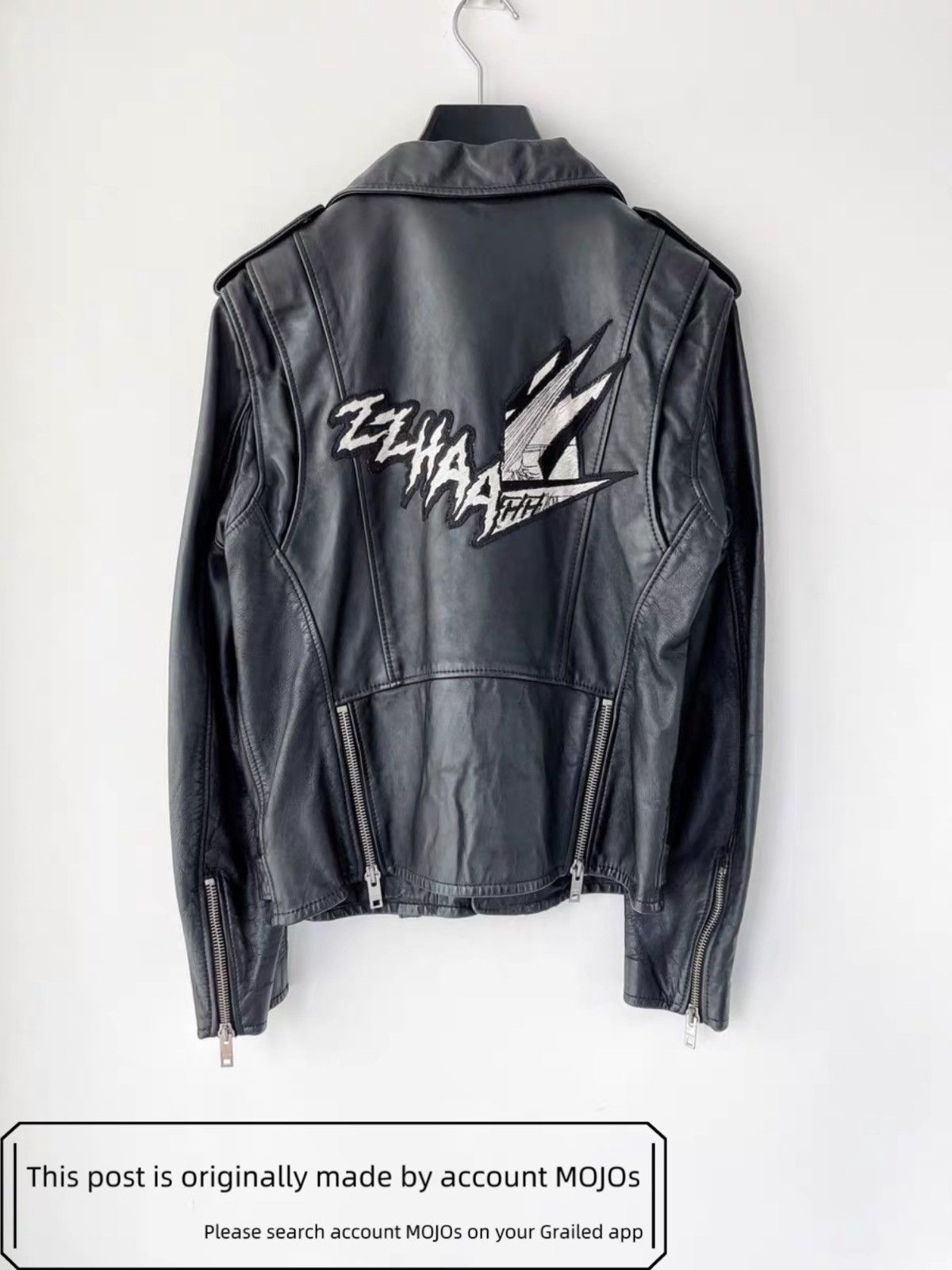 Celine × Hedi Slimane 19SS Rhinestones Leather Jacket sz44 | Grailed