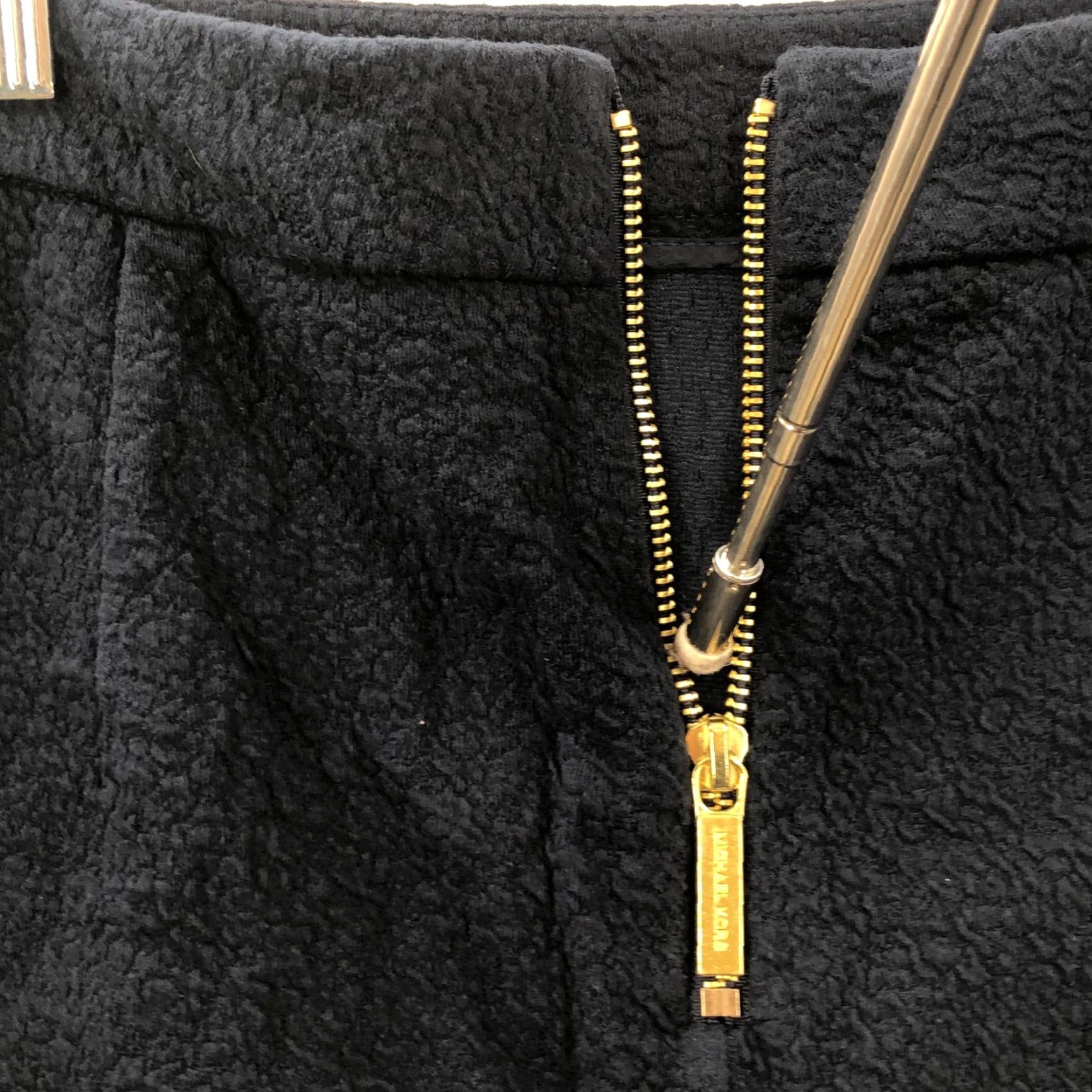 Michael Kors Michael Kors Womens Black Back Zip Casual Straight Pencil Skirt Size Large 33 Size 36" / US 14 / IT 50 - 5 Thumbnail