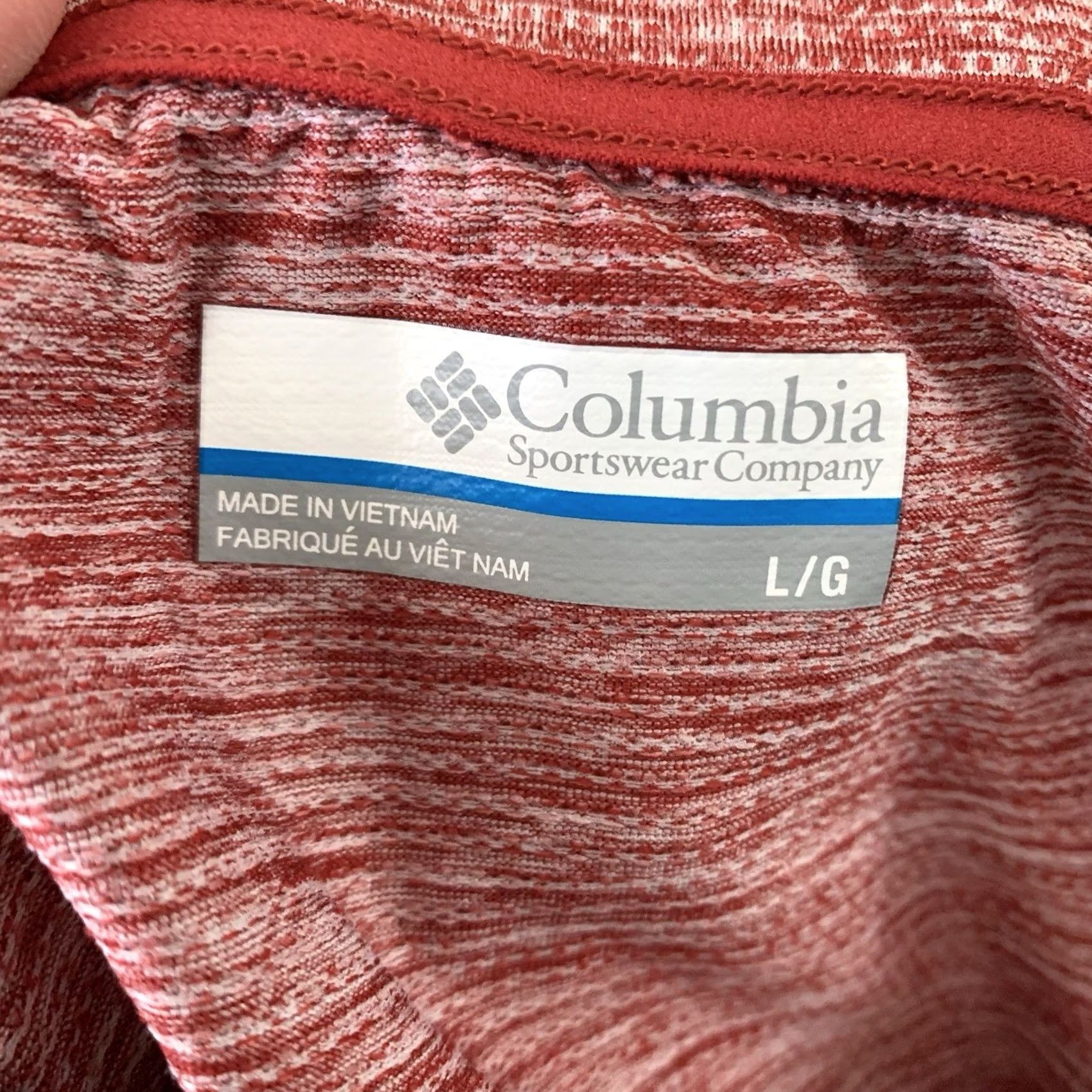 Vintage Columbia Red Heather T-Shirt Mens Large Snake River Running Short Sleeve Crew Size US L / EU 52-54 / 3 - 2 Thumbnail